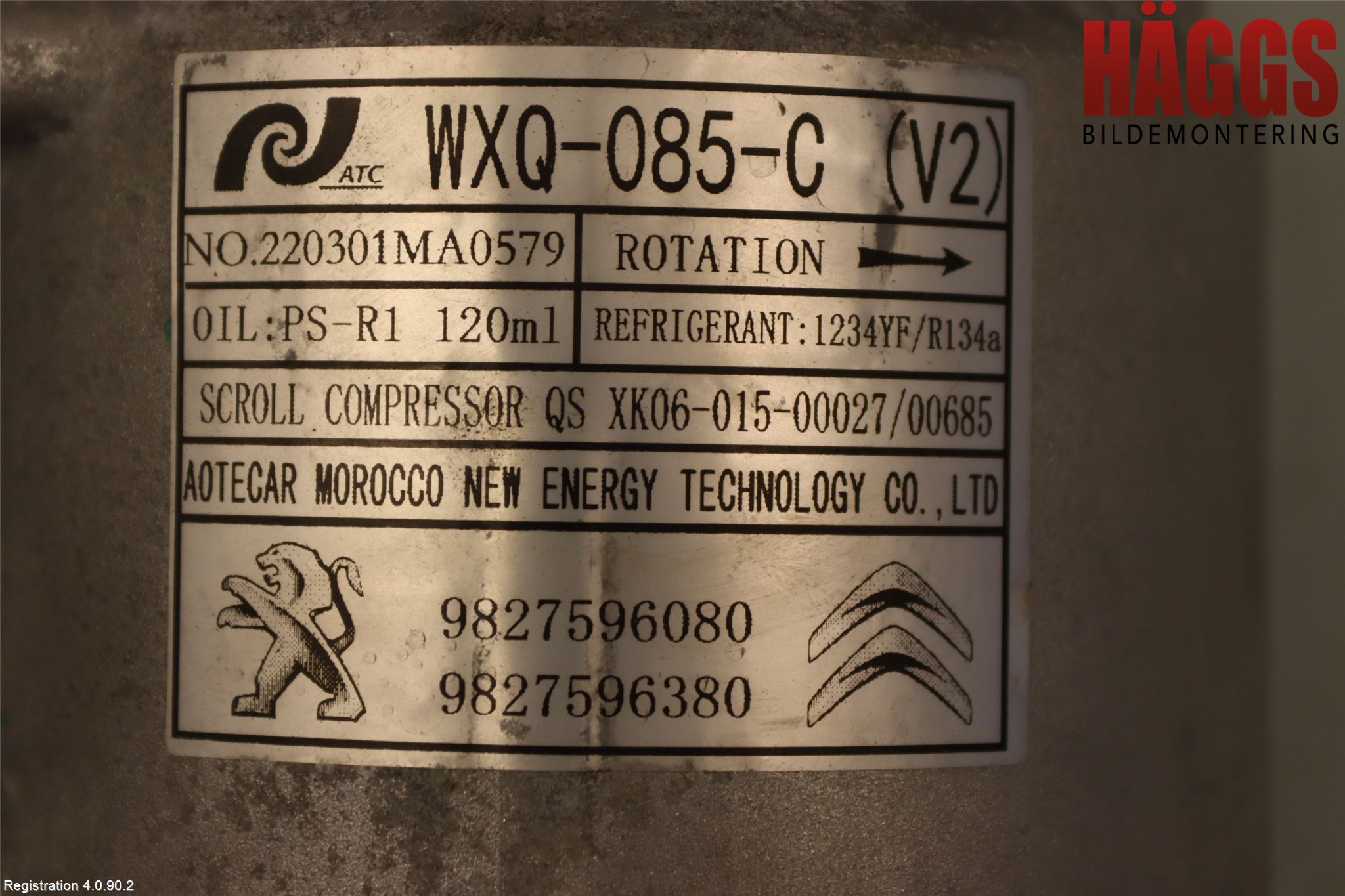 Peugeot 208/E-208 20- Ac Kompressor