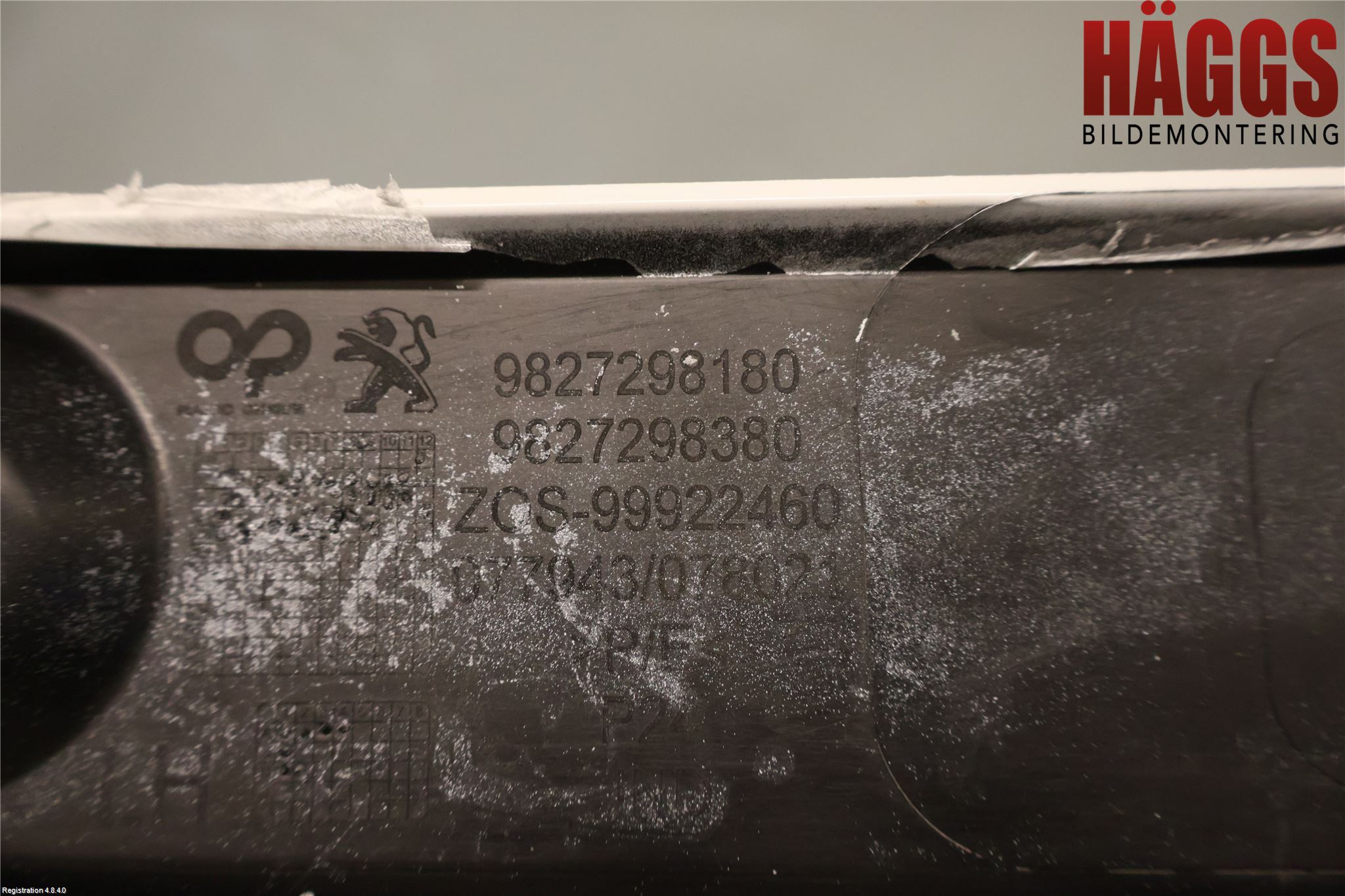 Peugeot 2008/E-2008 20- Stötfångardel Bak Vä