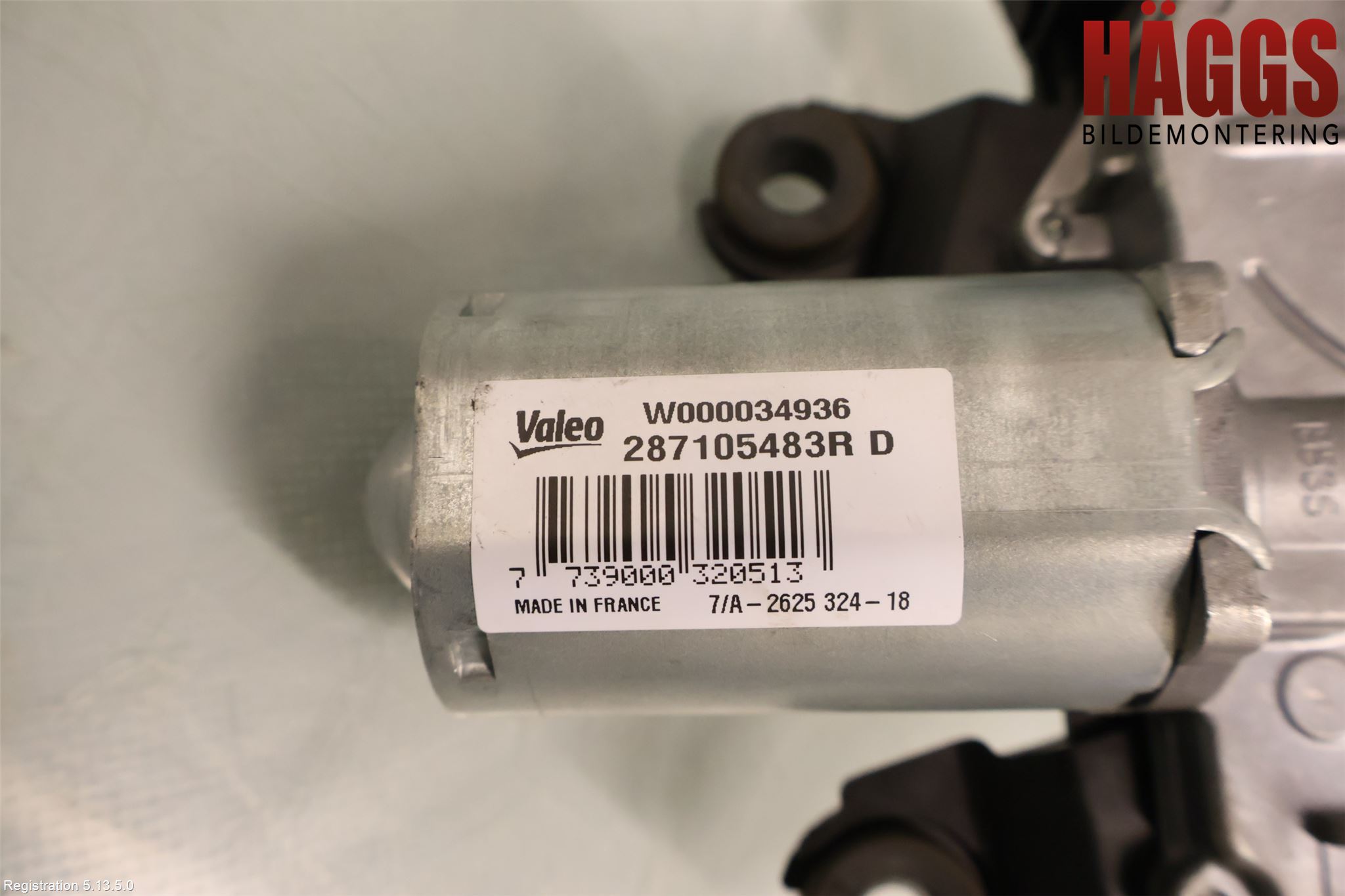 Renault CAPTUR 13-19 Torkarmotor Baklucka