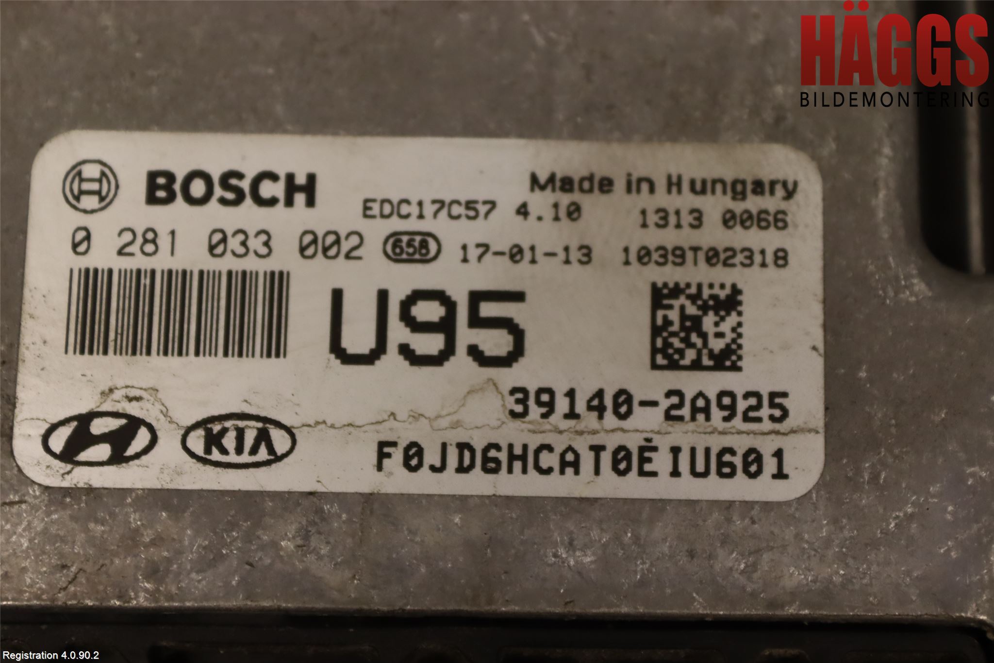 Kia CEED 12-18 Styrenhet Inspump Diesel