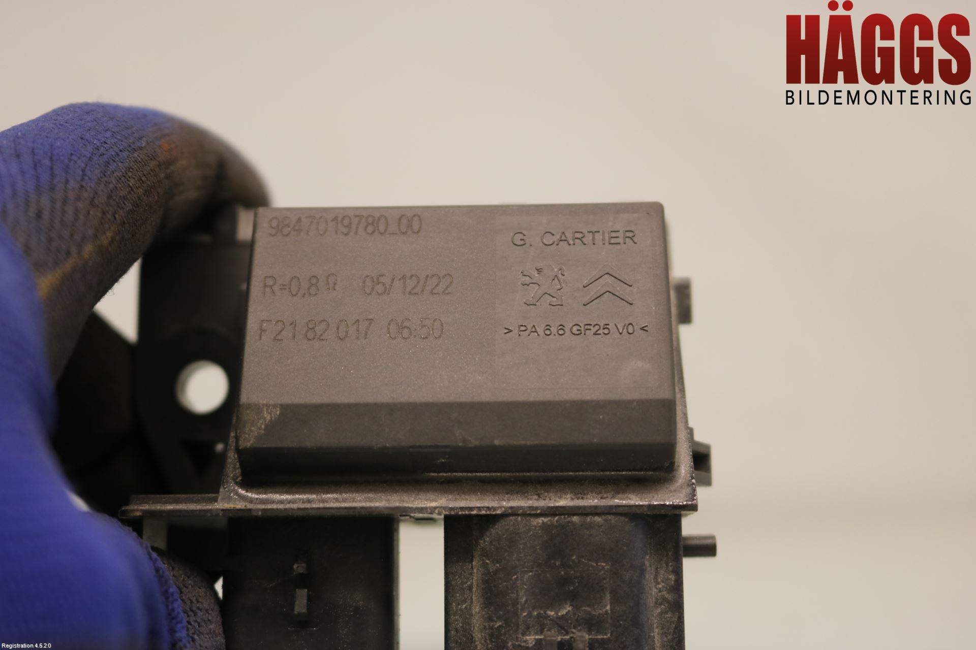 Peugeot 2008/E-2008 20- Kylfläktsmotstånd