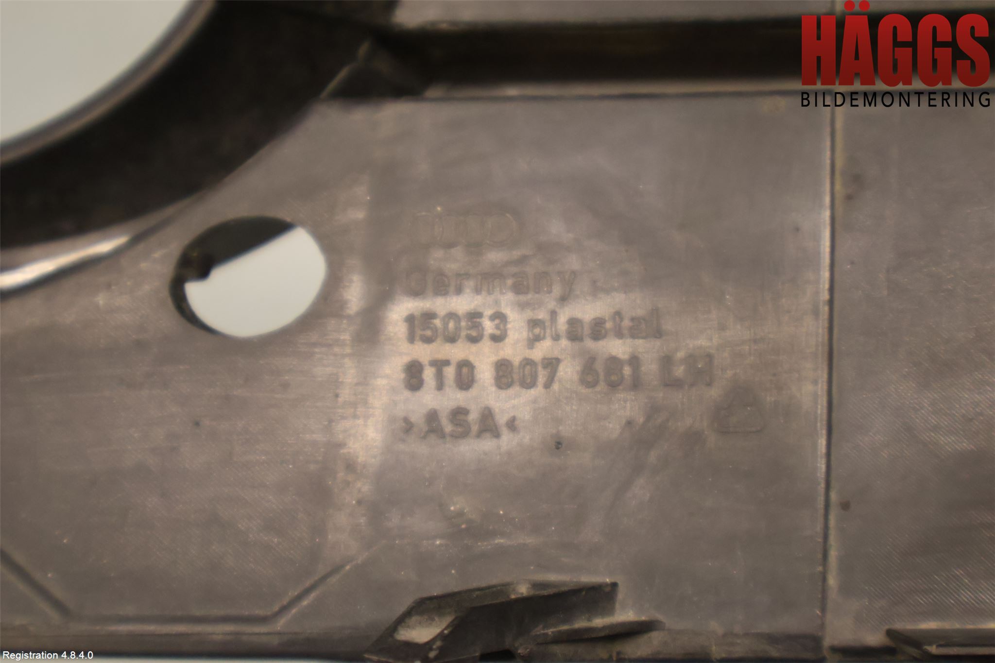 Audi A5 07-16 Dimljussarg Fram