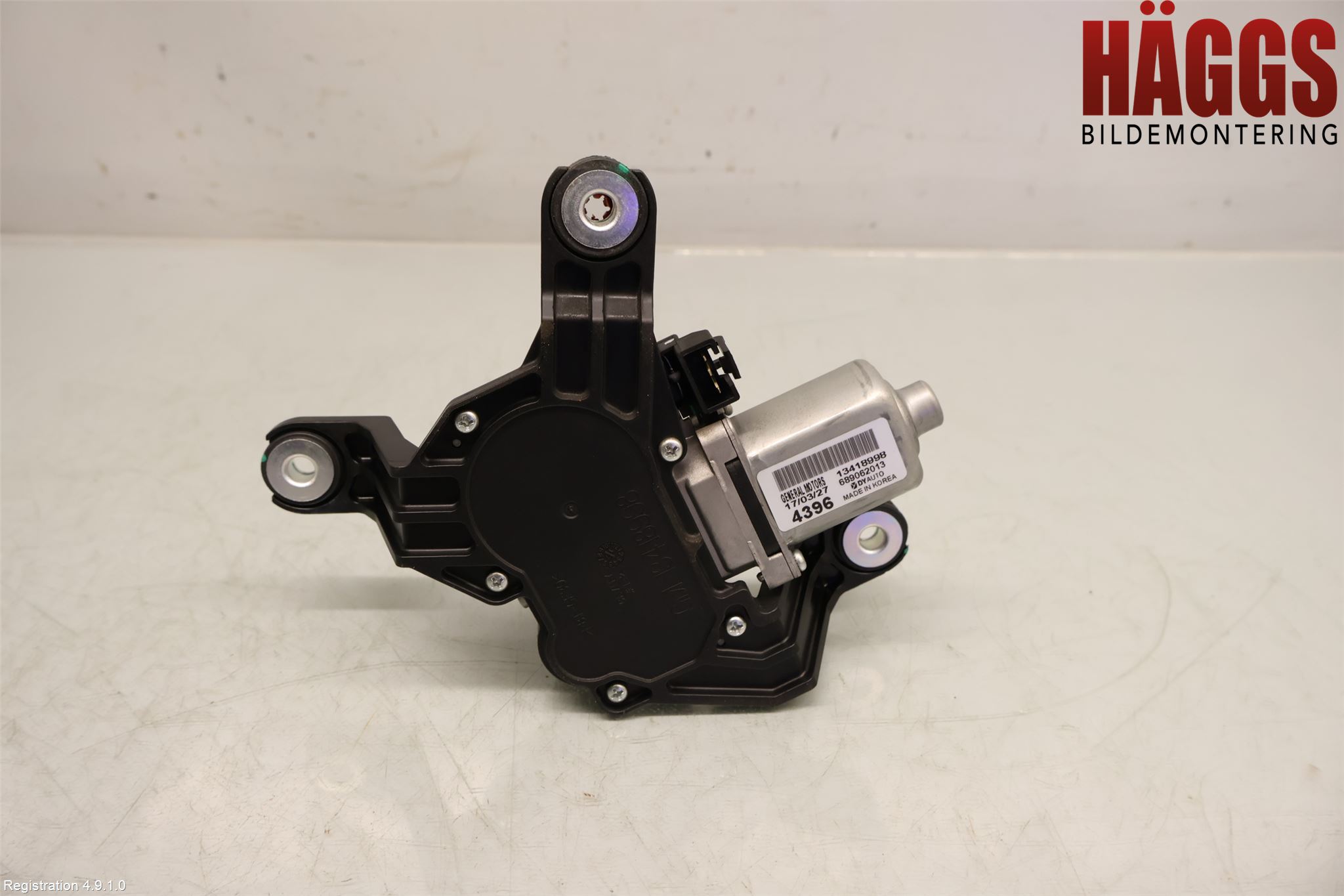 Opel ASTRA K 16-22 Torkarmotor Baklucka