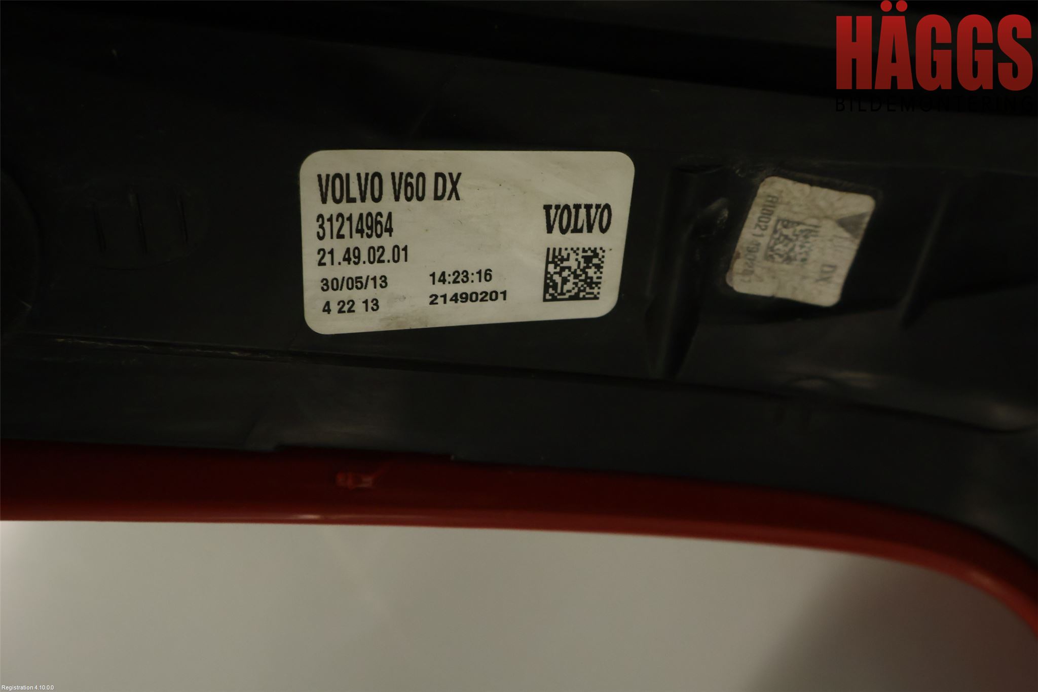 Volvo V60 14-18 Bakljus Höger