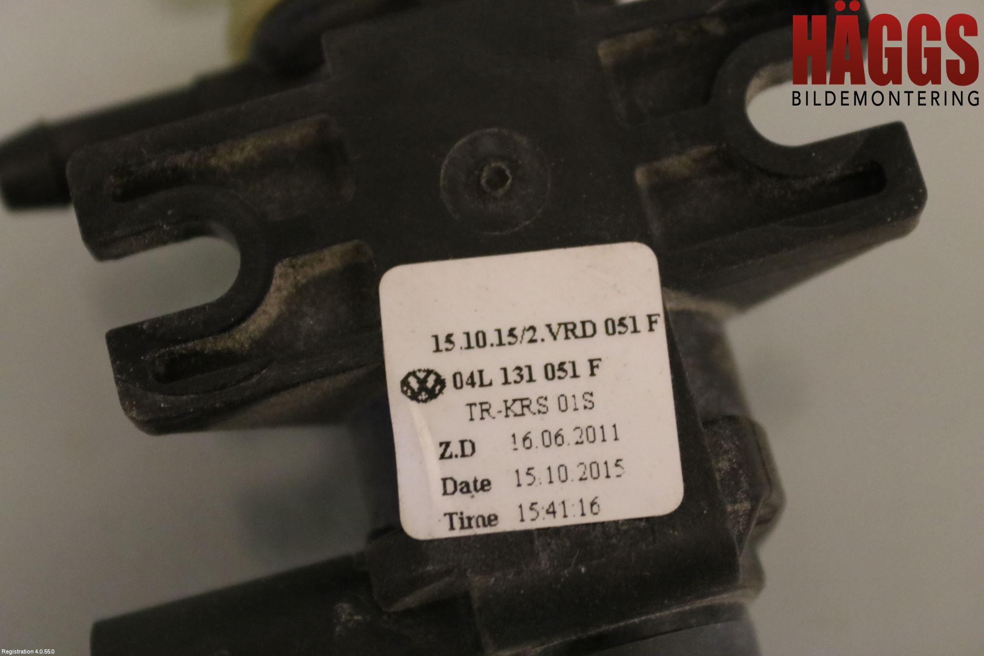 Volkswagen VW GOLF / E-GOLF VII 13-20 Vakuumventil