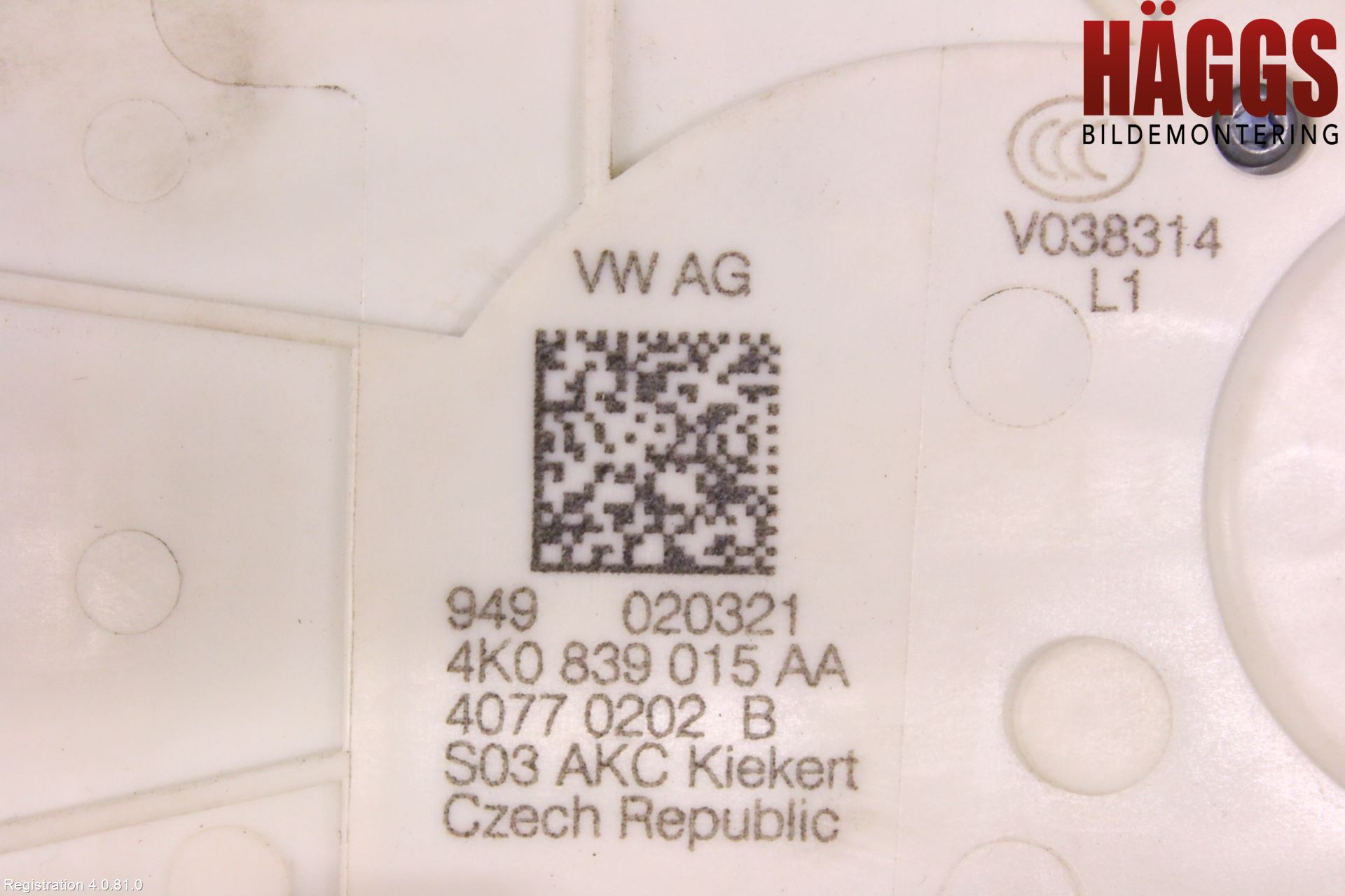 Volkswagen VW ID.4 21- Låskista-Dörrlås