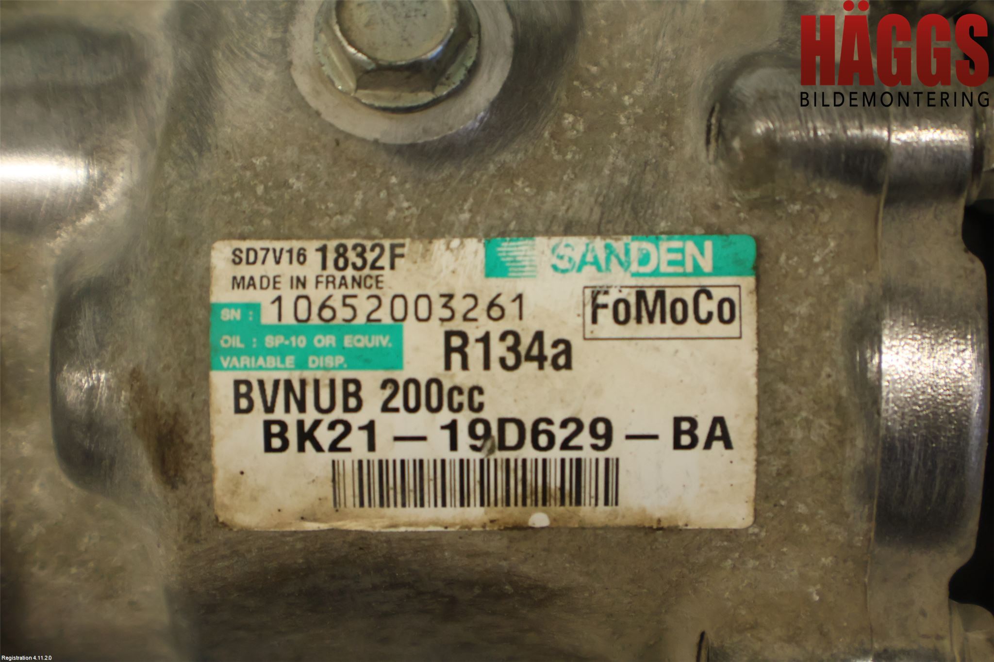 Ford TRANSIT    06-13 Ac Kompressor