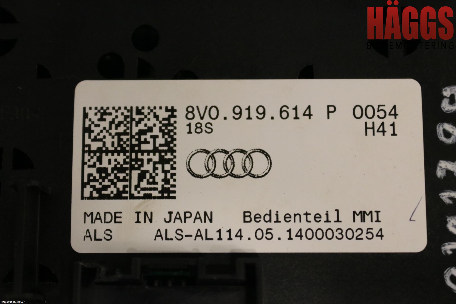 Audi A3/S3 8V 13-20 Strömställare Färddator