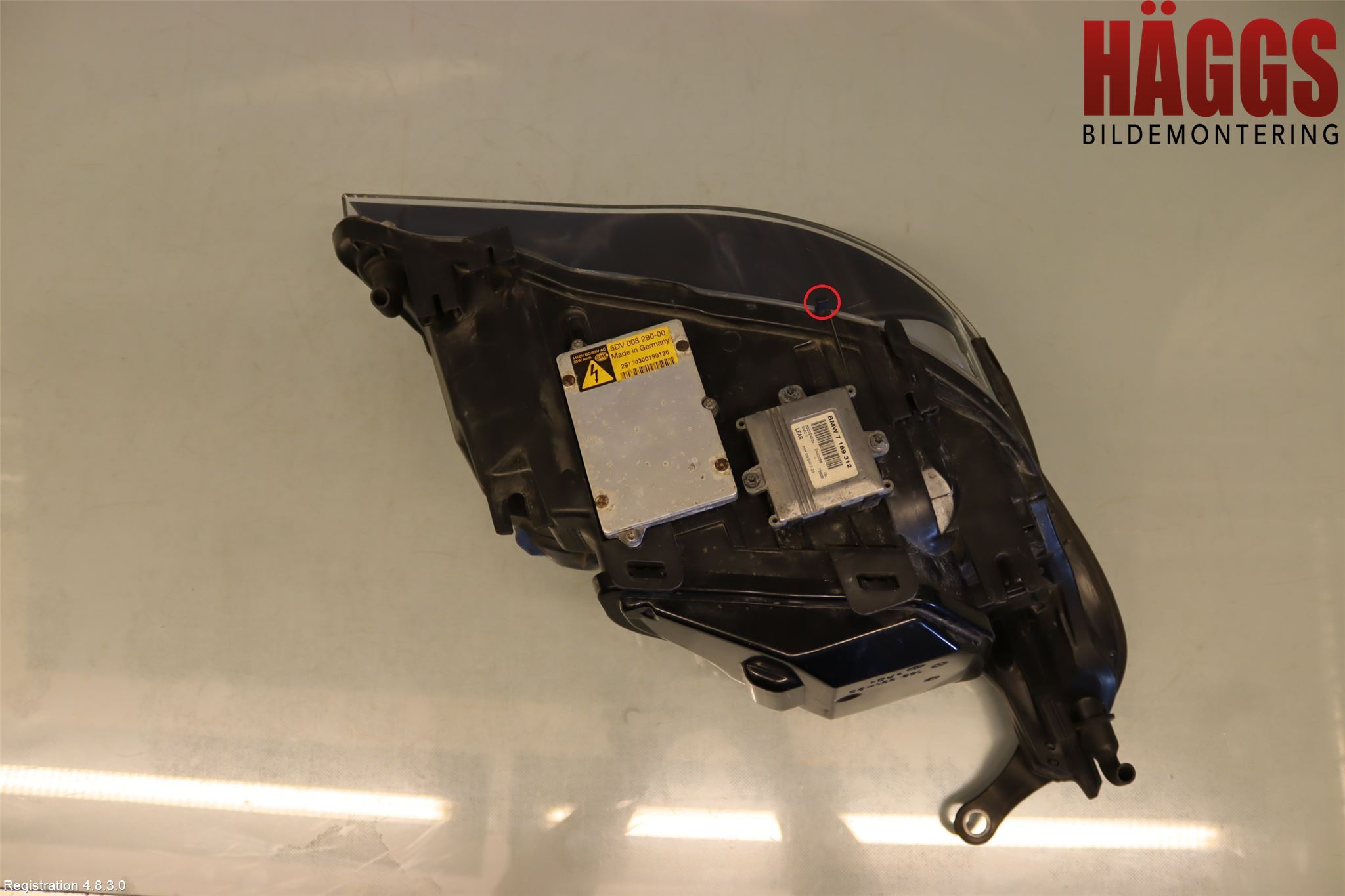 BMW 5 E60/61 Sed/Tou 02-10 Strålkastare Vänster