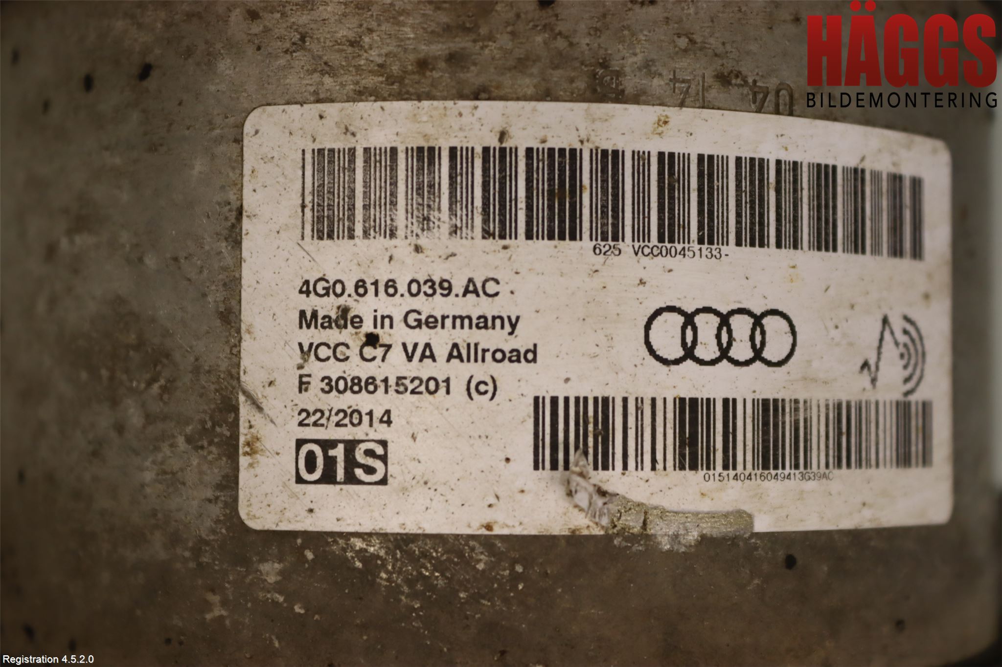 Audi A6 ALLROAD 12-18 Fjäderben Fram Höger