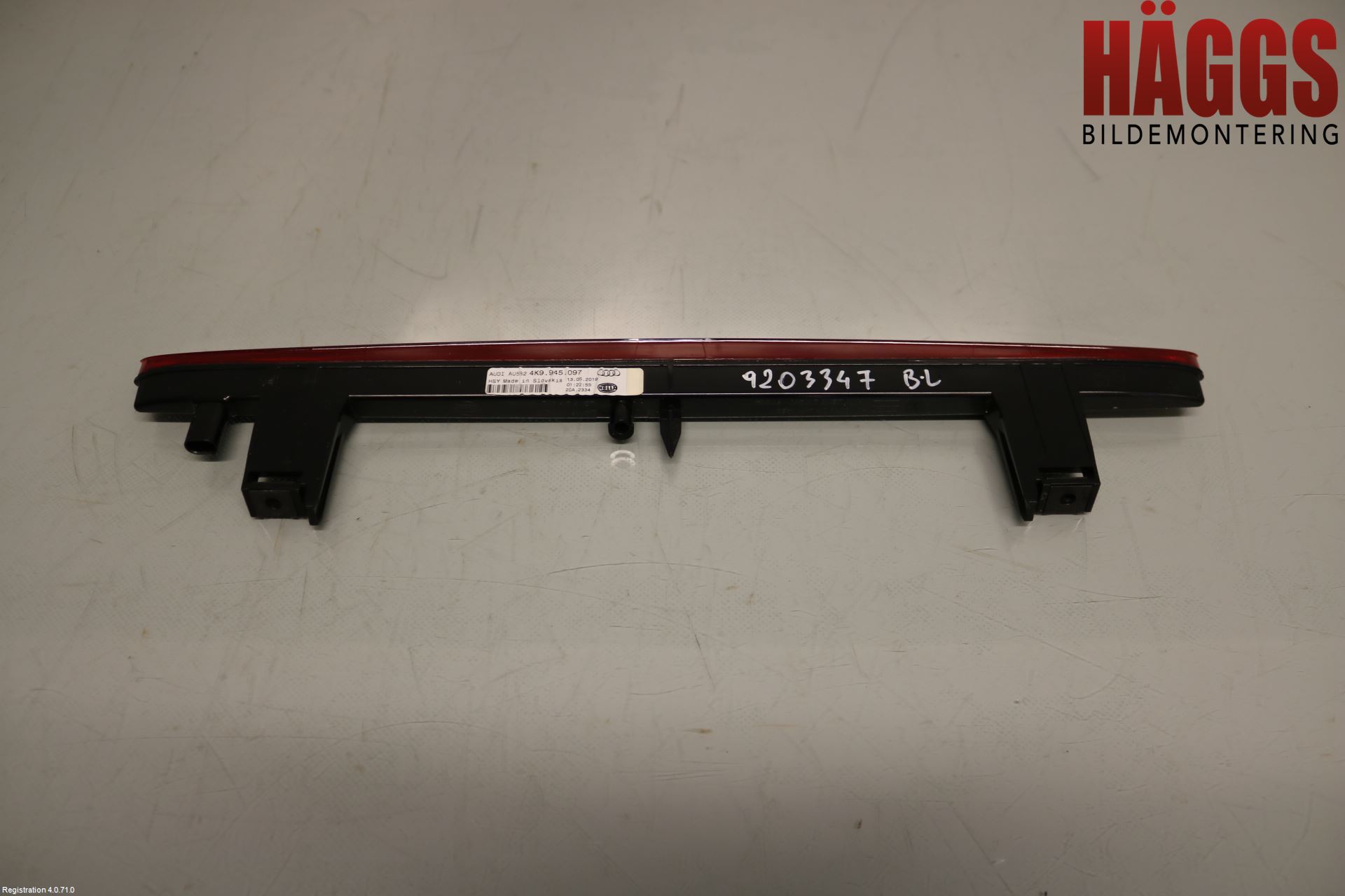 Audi A6 F2/C8 19- Bromsljus Bakruta