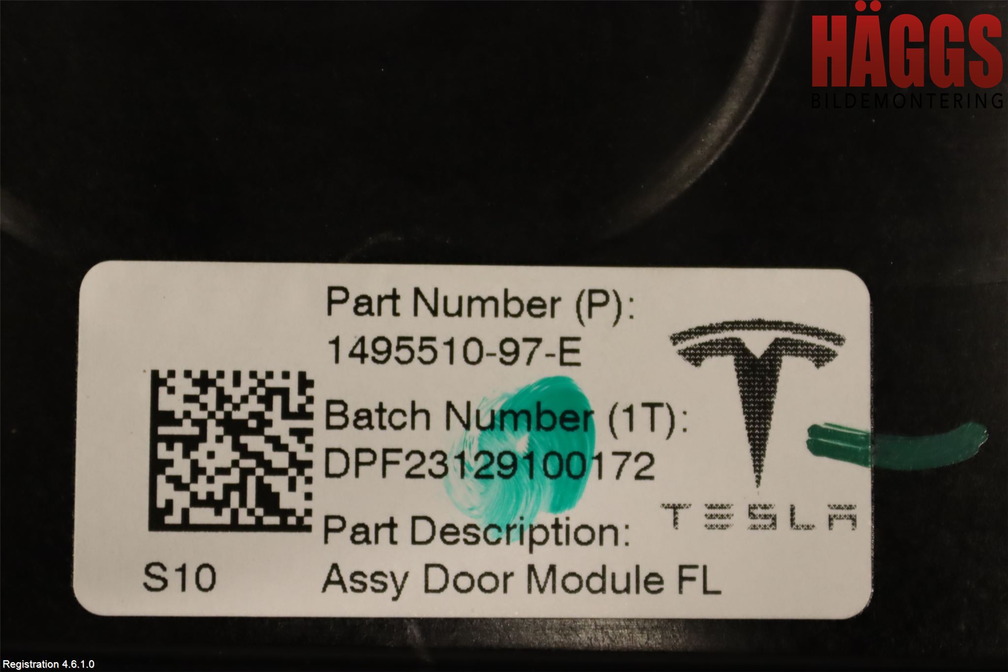 Tesla MODEL Y 21- Fönsterhissmekanism