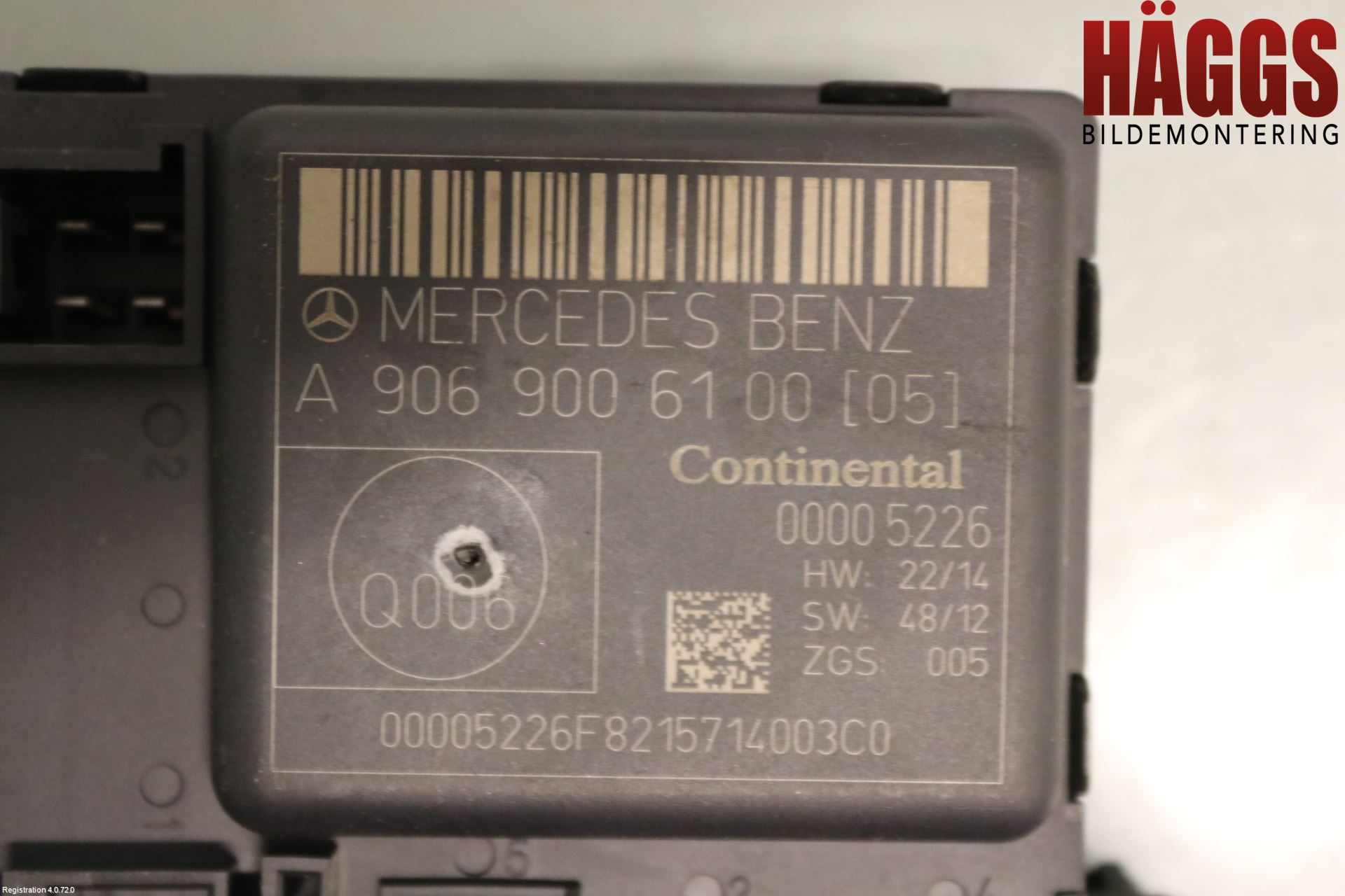 Mercedes-Benz MB SPRINTER (W906) 06-18 Styrenhet Dörr