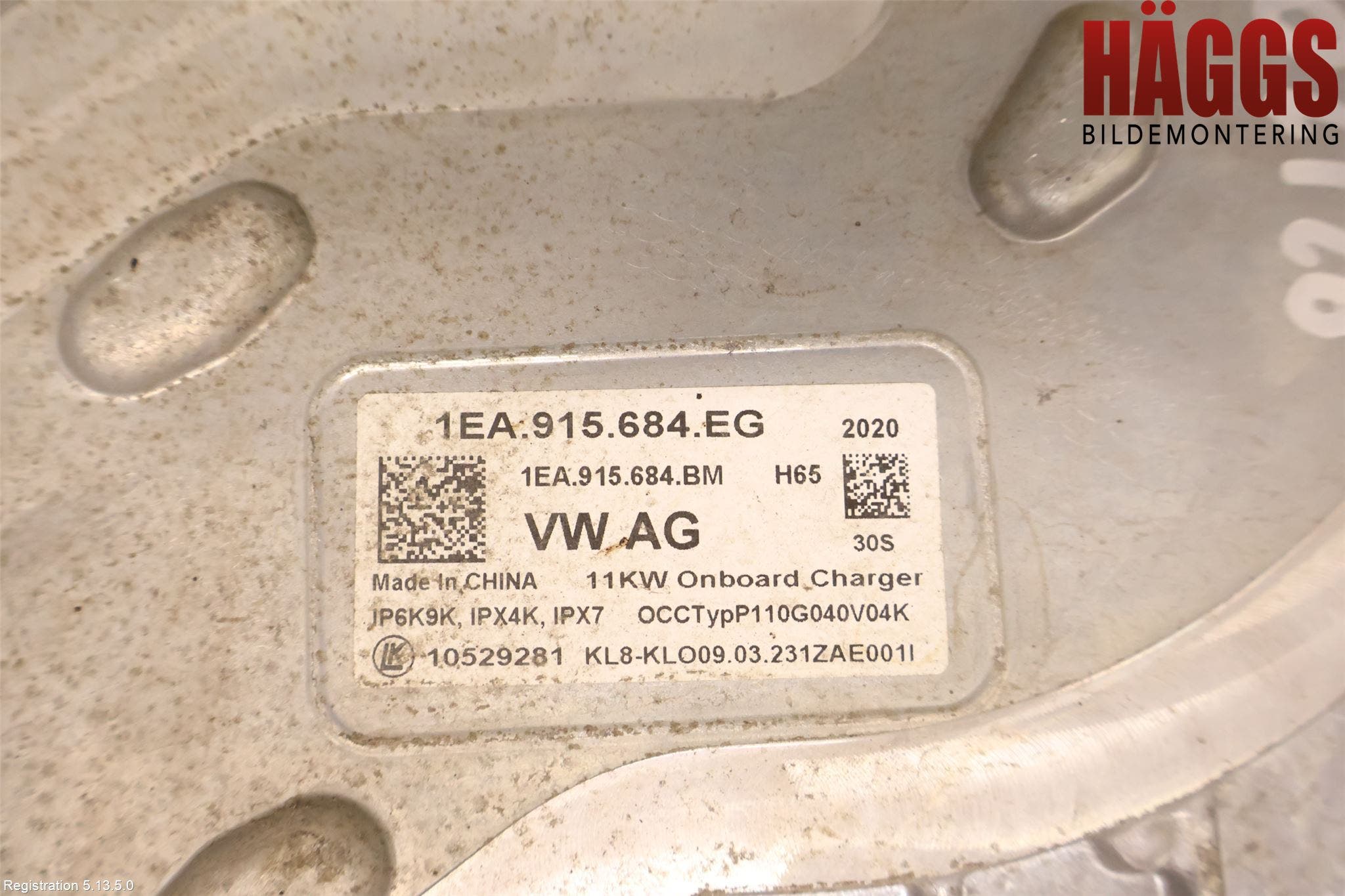 Volkswagen VW ID.5 22- Batteriladdare Högspänning