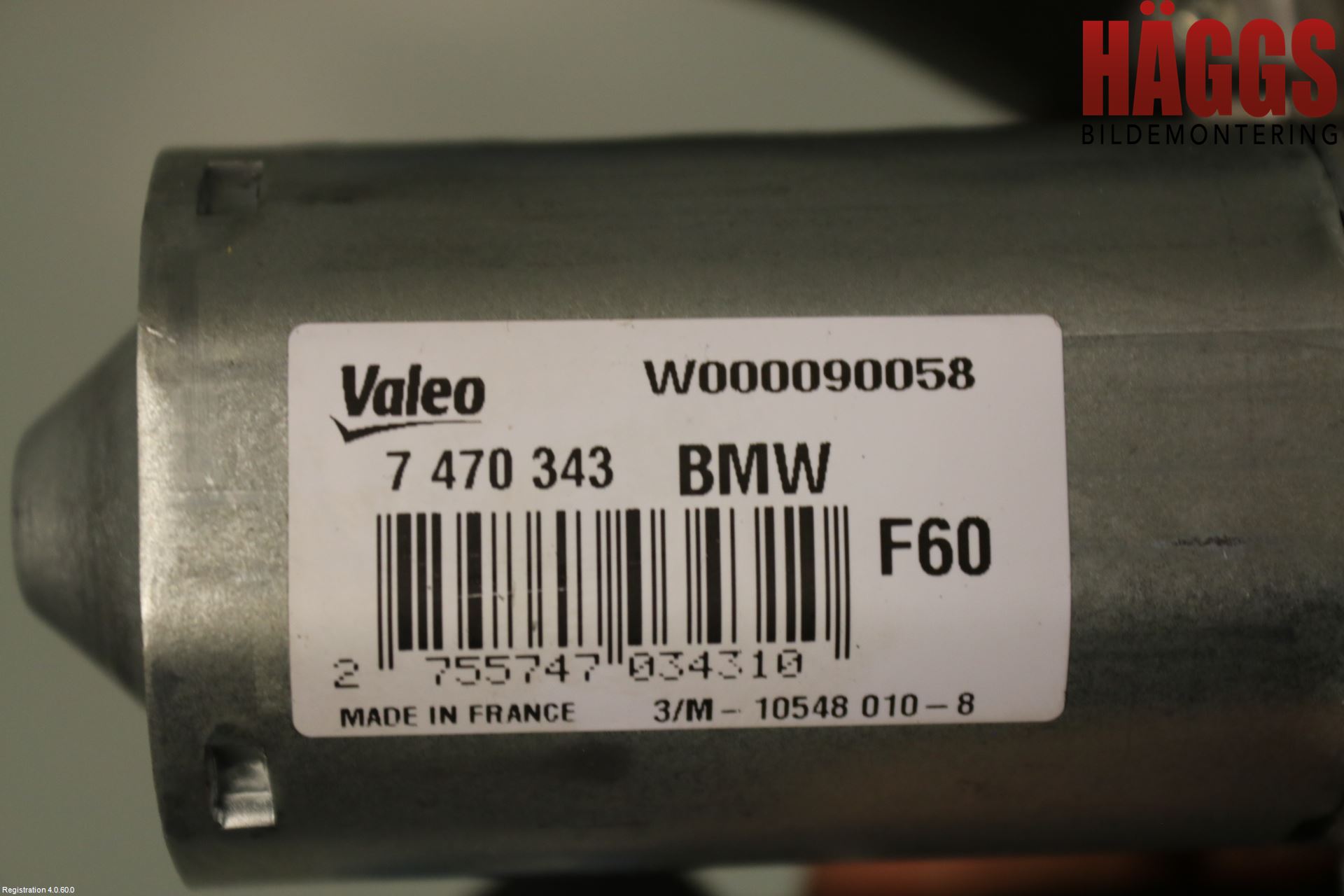 Mini COUNTRYMAN F60 17-23 Torkarmotor Baklucka