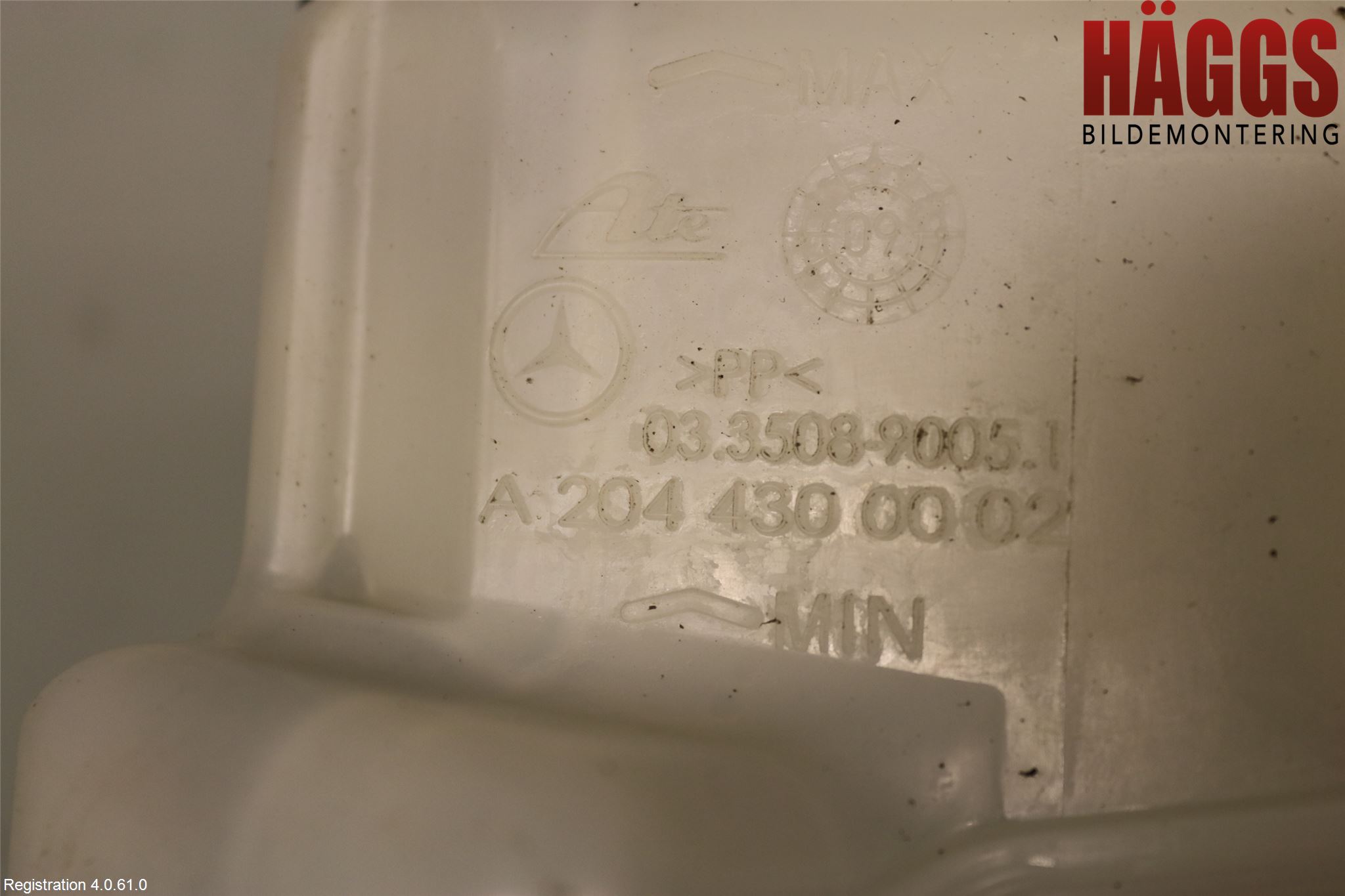 Mercedes-Benz MB C-KLASS (W204) 07-15 Broms Huvudcylinder