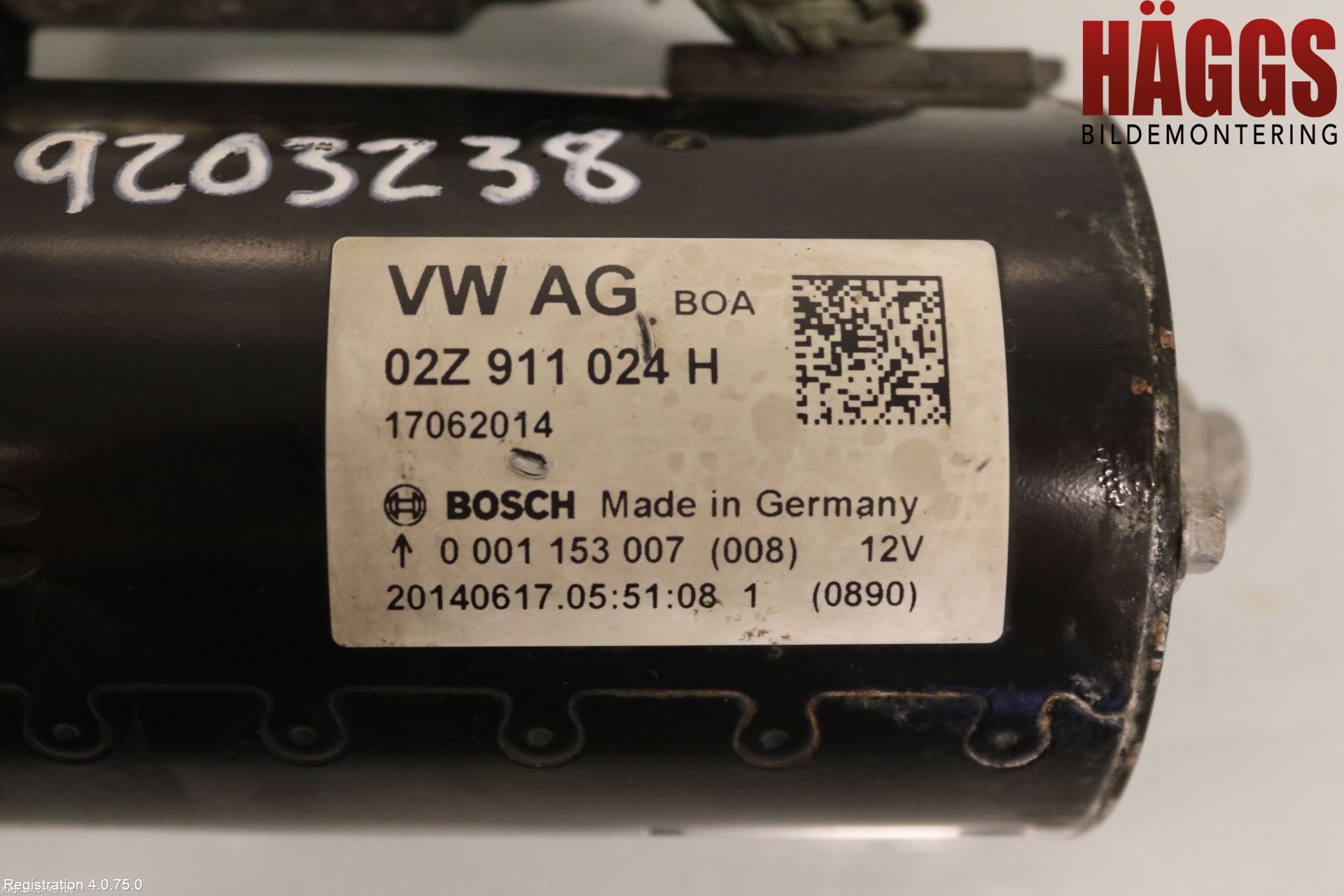 Skoda RAPID Startmotor Diesel