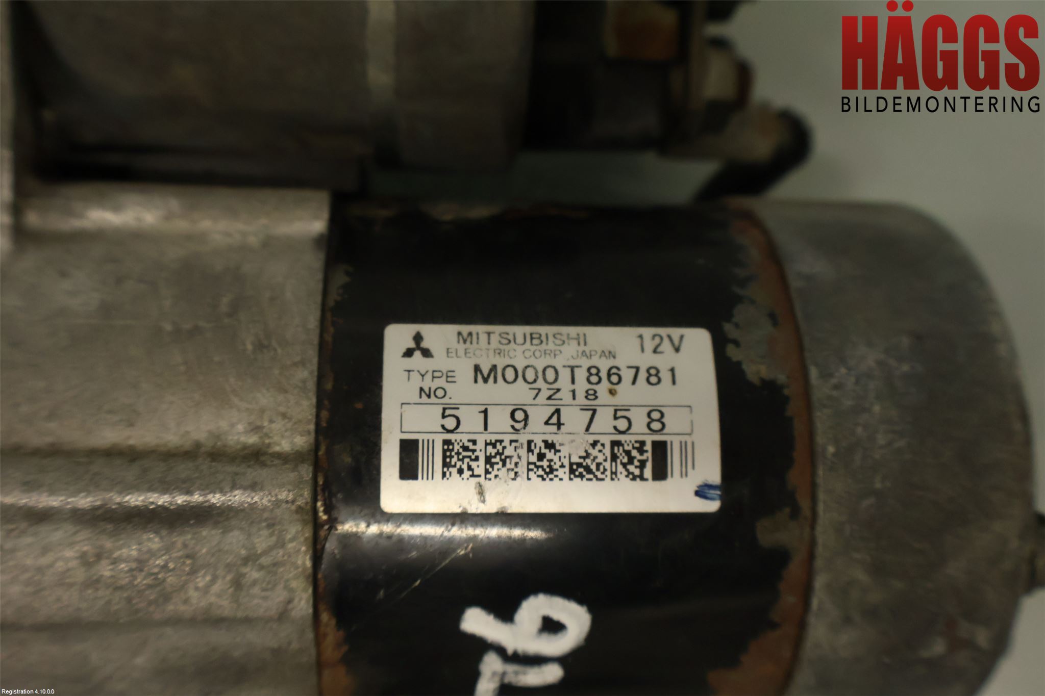 Saab 9-5     06-10 Startmotor