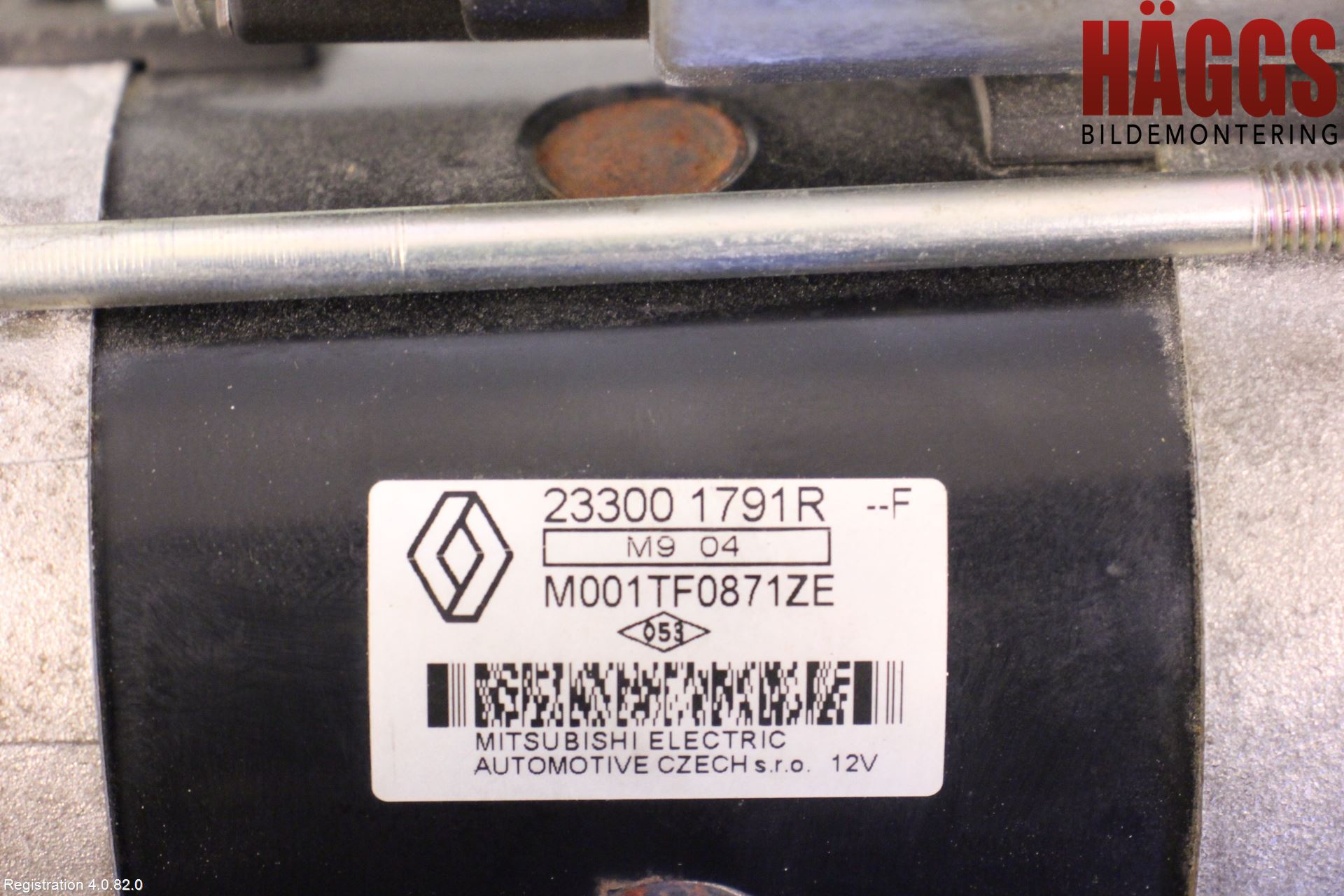 Renault TRAFIC/E-TECH 15- Startmotor Diesel
