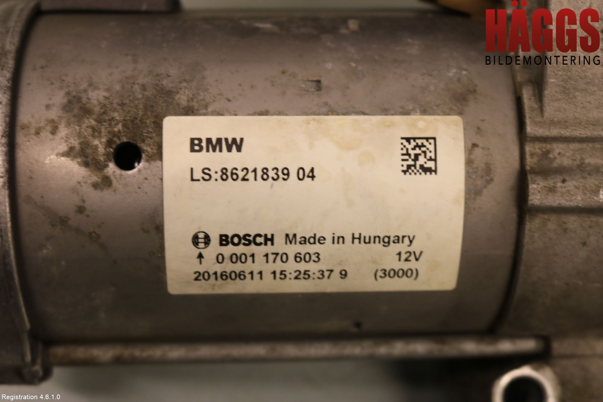 BMW 3 GT F34 13-19 Startmotor