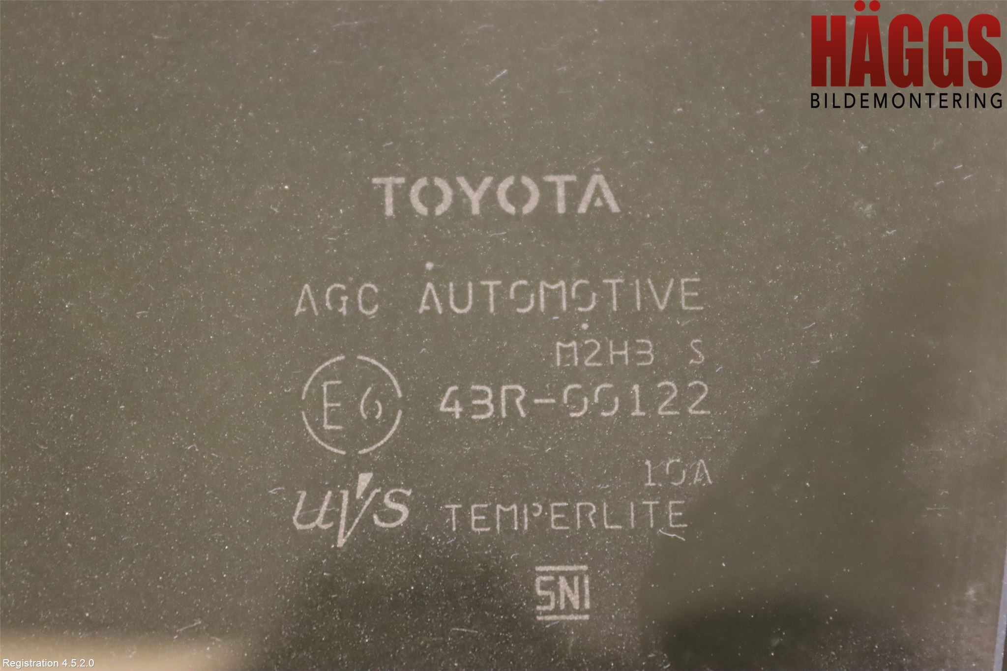 Toyota RAV4 19- Dörruta Bak Vänster