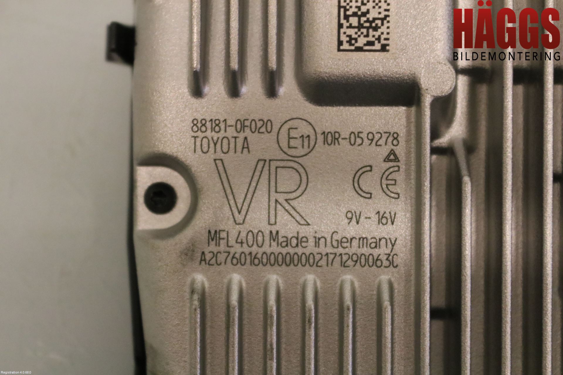 Toyota VERSO 09-18 Sensor Aktivt Kollisionsskydd