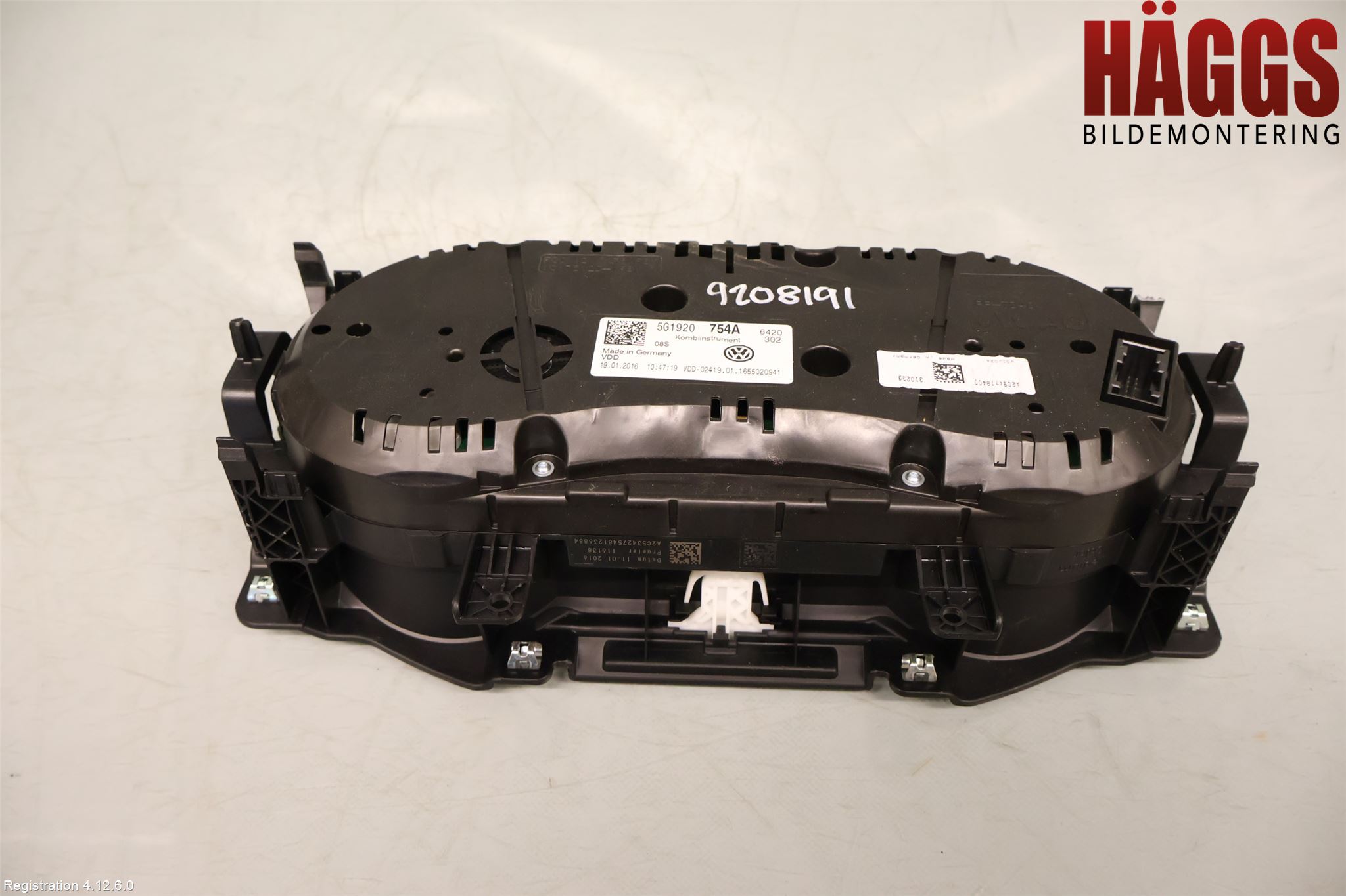 Volkswagen VW GOLF / E-GOLF VII 13-20 Instrument Komb