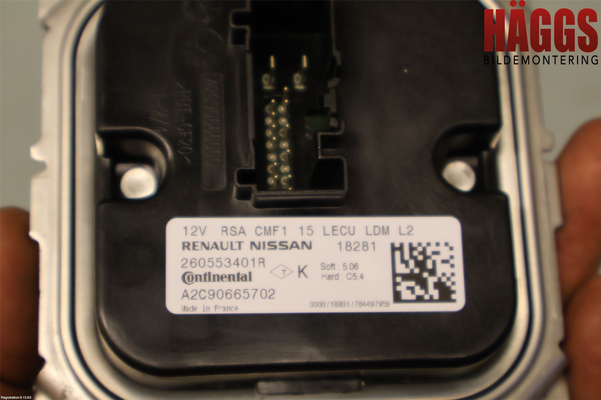 Renault CAPTUR 13-19 Styrenhet Strålkastare