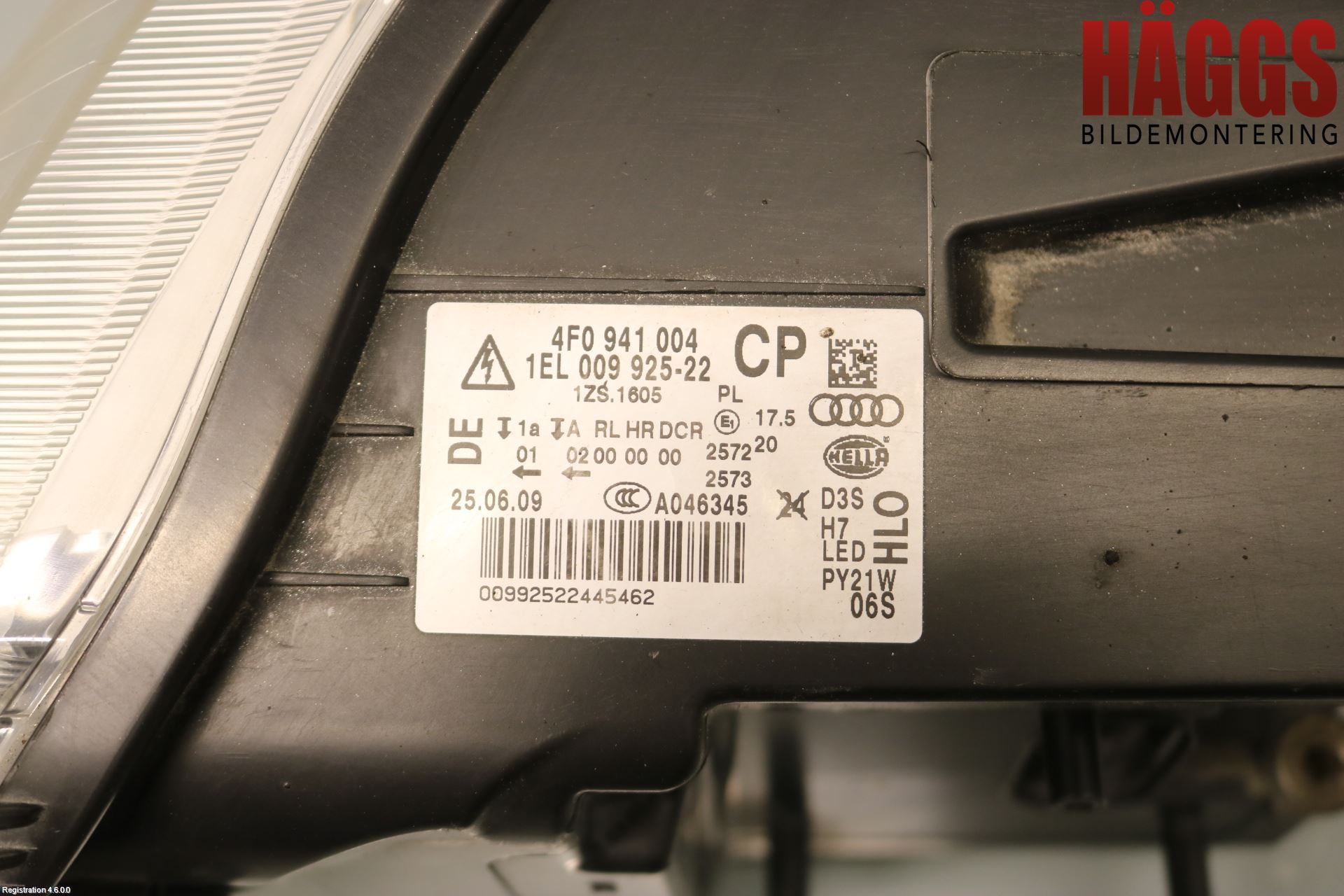 Audi A6/S6     05-11 Strålkastare Höger