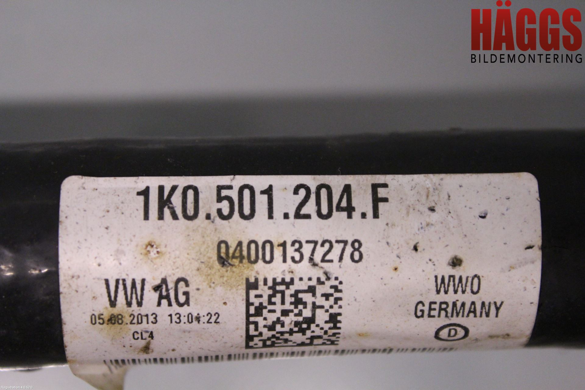 Volkswagen VW PASSAT 11-14 Drivaxel Bak Höger