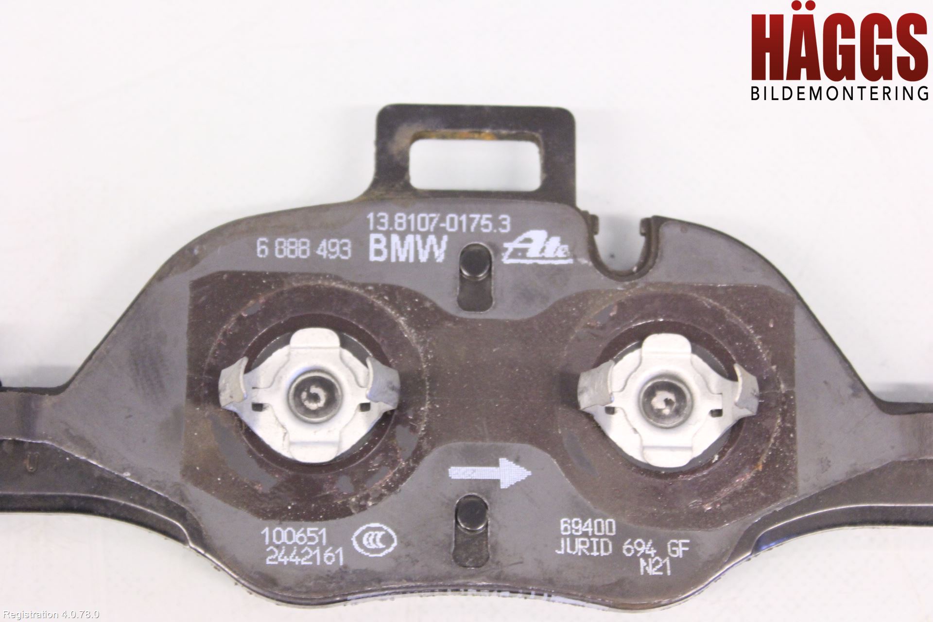 BMW 3 G20/G21/G80/G81 19- Bromsbelägg Fram