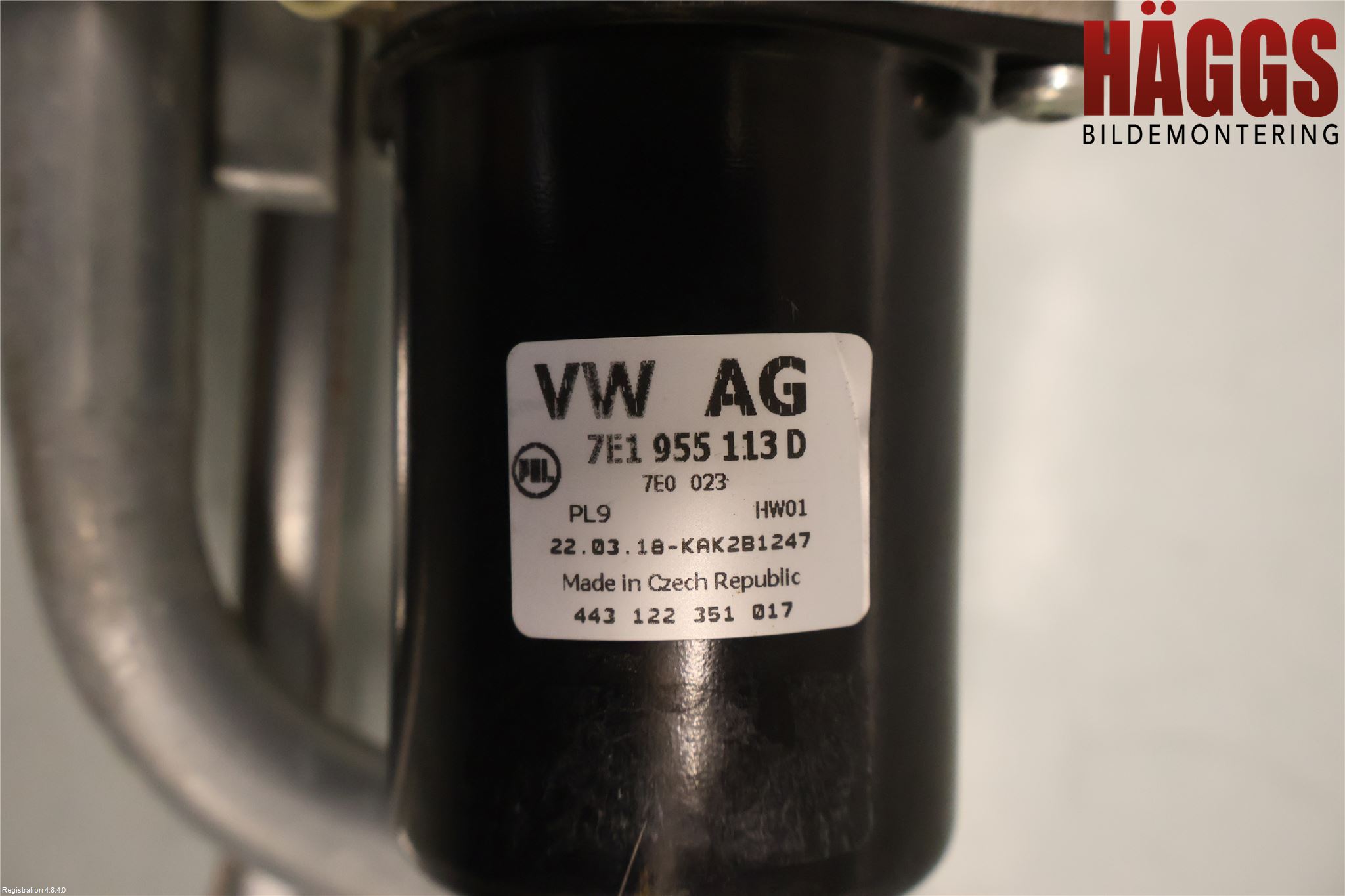 Volkswagen VW TRANSP/CARAVELLE (T6) 16-22 Torkarmotor Vindruta