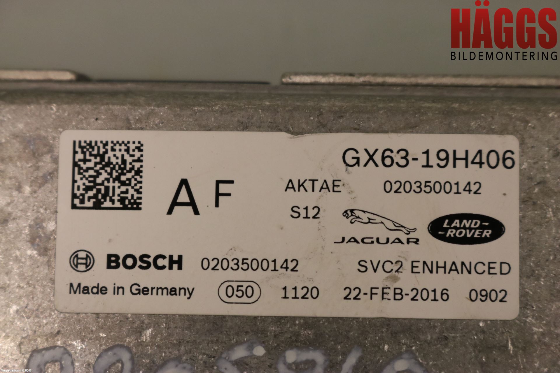 Jaguar XF (X260) 16-24 Sensor Aktivt Kollisionsskydd