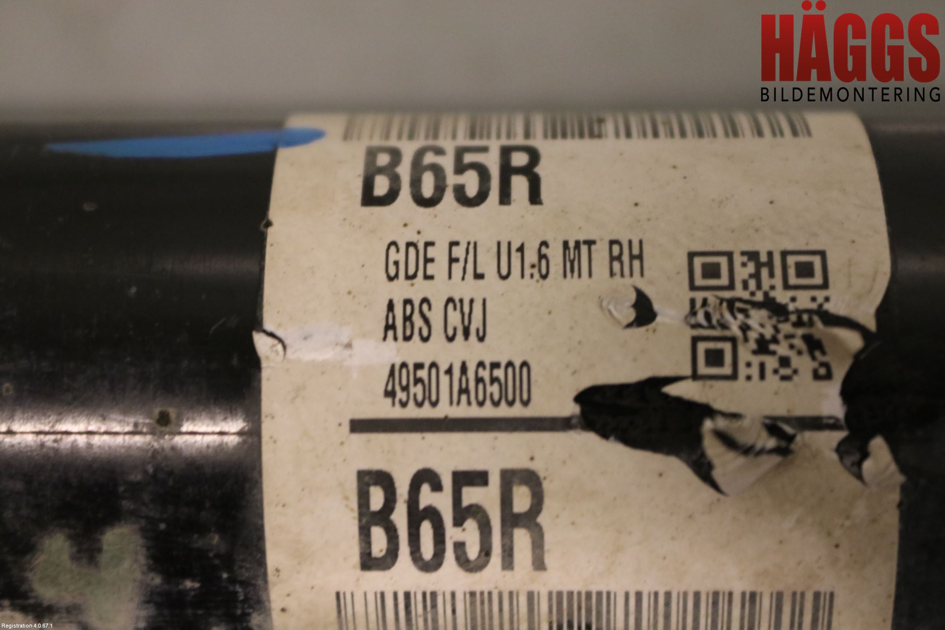 Hyundai i30 GD 13-17 Drivaxel Fram Höger