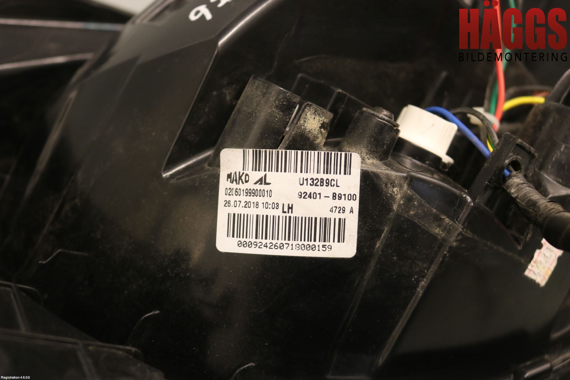 Hyundai i10 BA 17-20 Bakljus Vänster