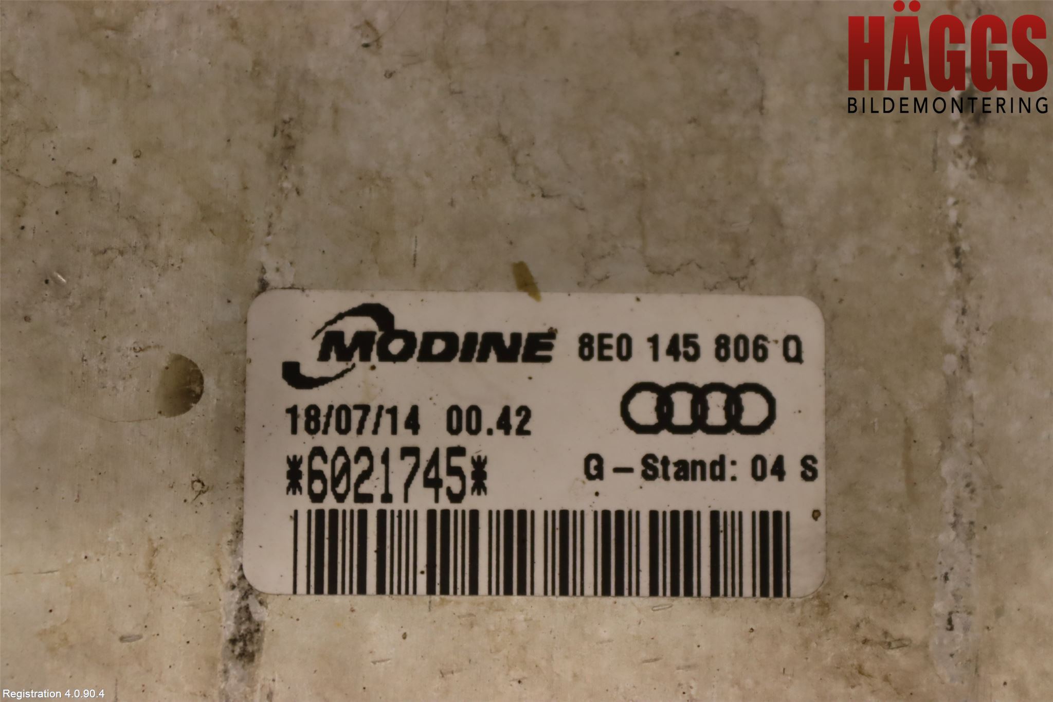 Audi A4/S4 05-07 Laddluft-Intercooler Kyl