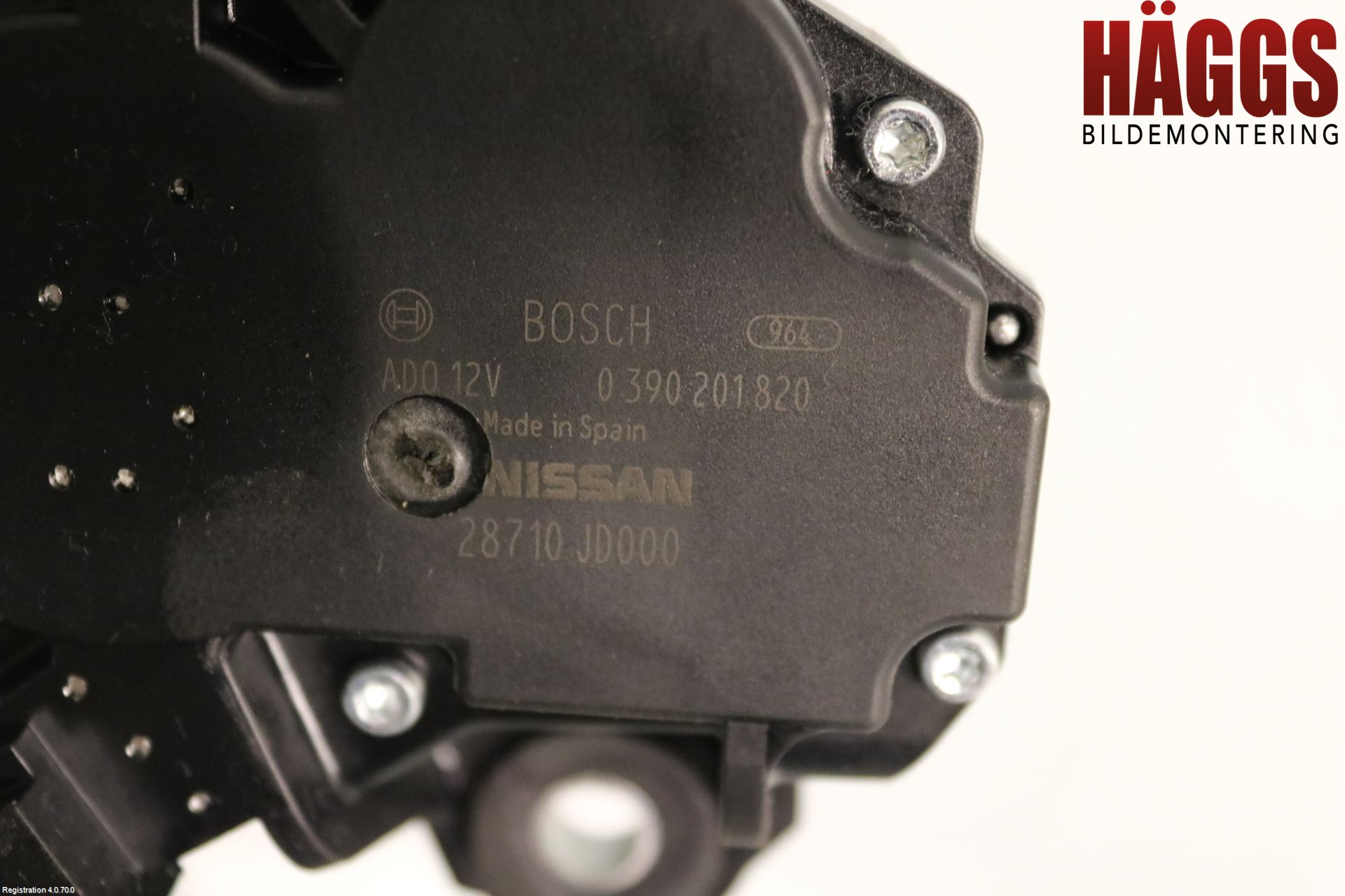 Nissan QASHQAI+2  10-14 Torkarmotor Baklucka