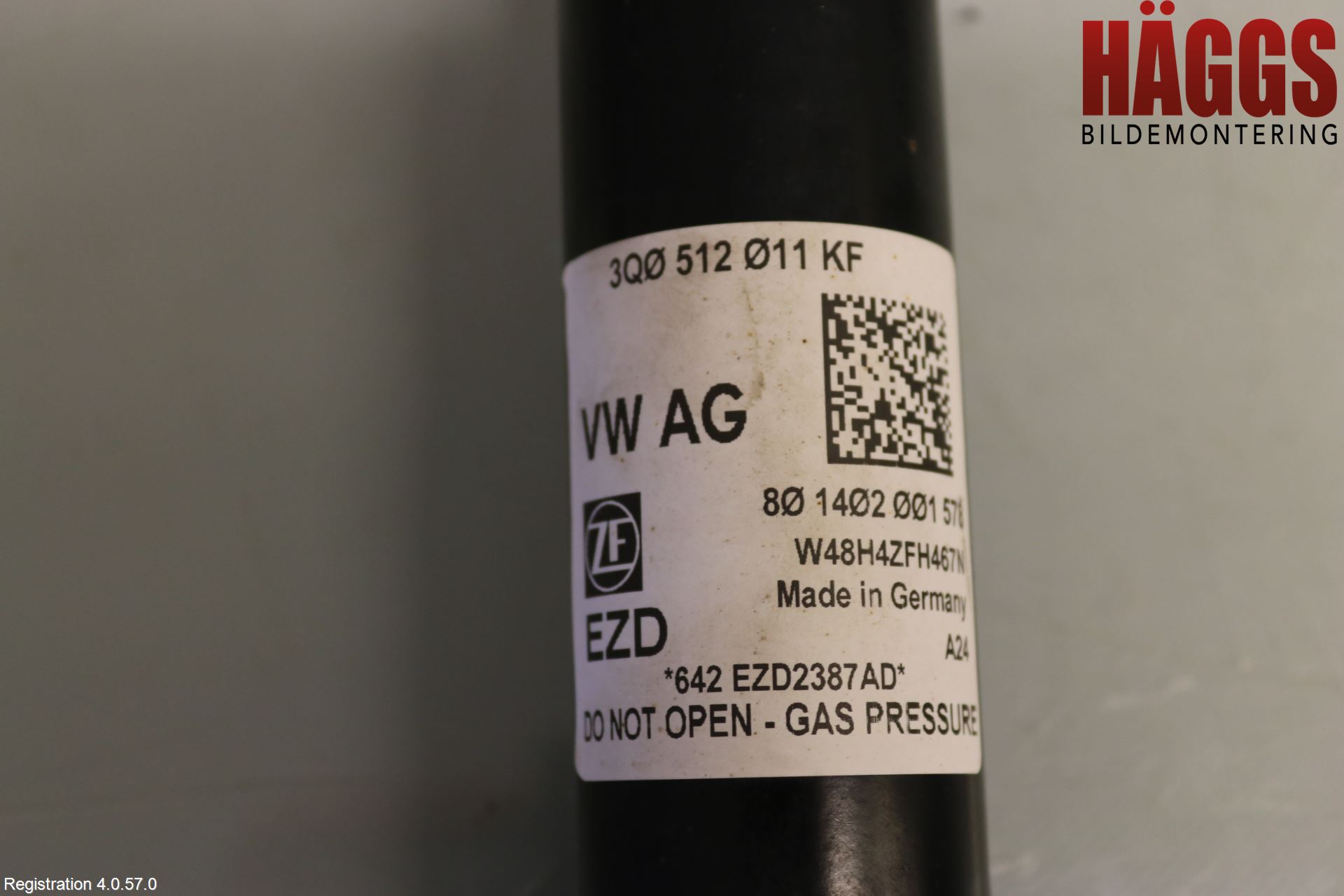 Volkswagen VW PASSAT 15-19 Stötdämpare Bak
