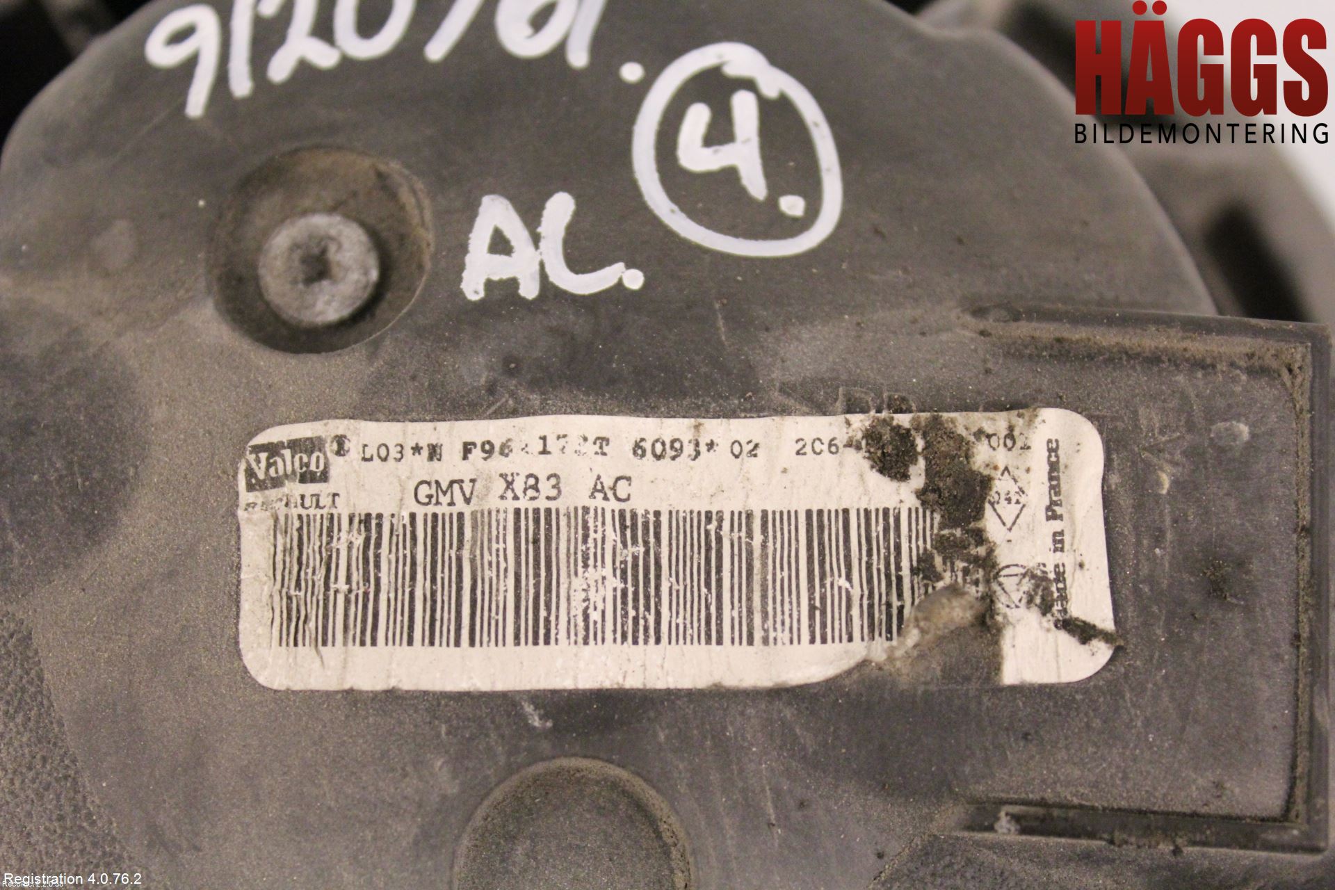 Opel VIVARO 01-14 Ac Värmefläkt