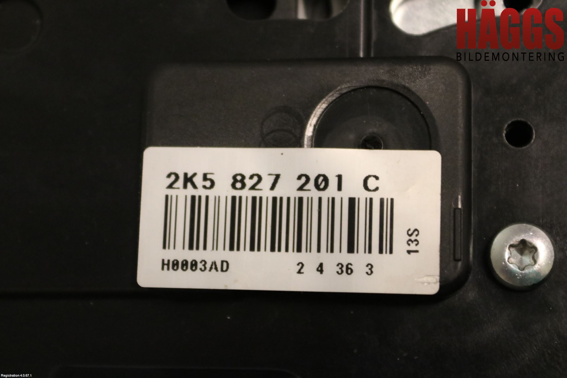 Volkswagen VW CADDY 11-15 Låskista-Dörrlås