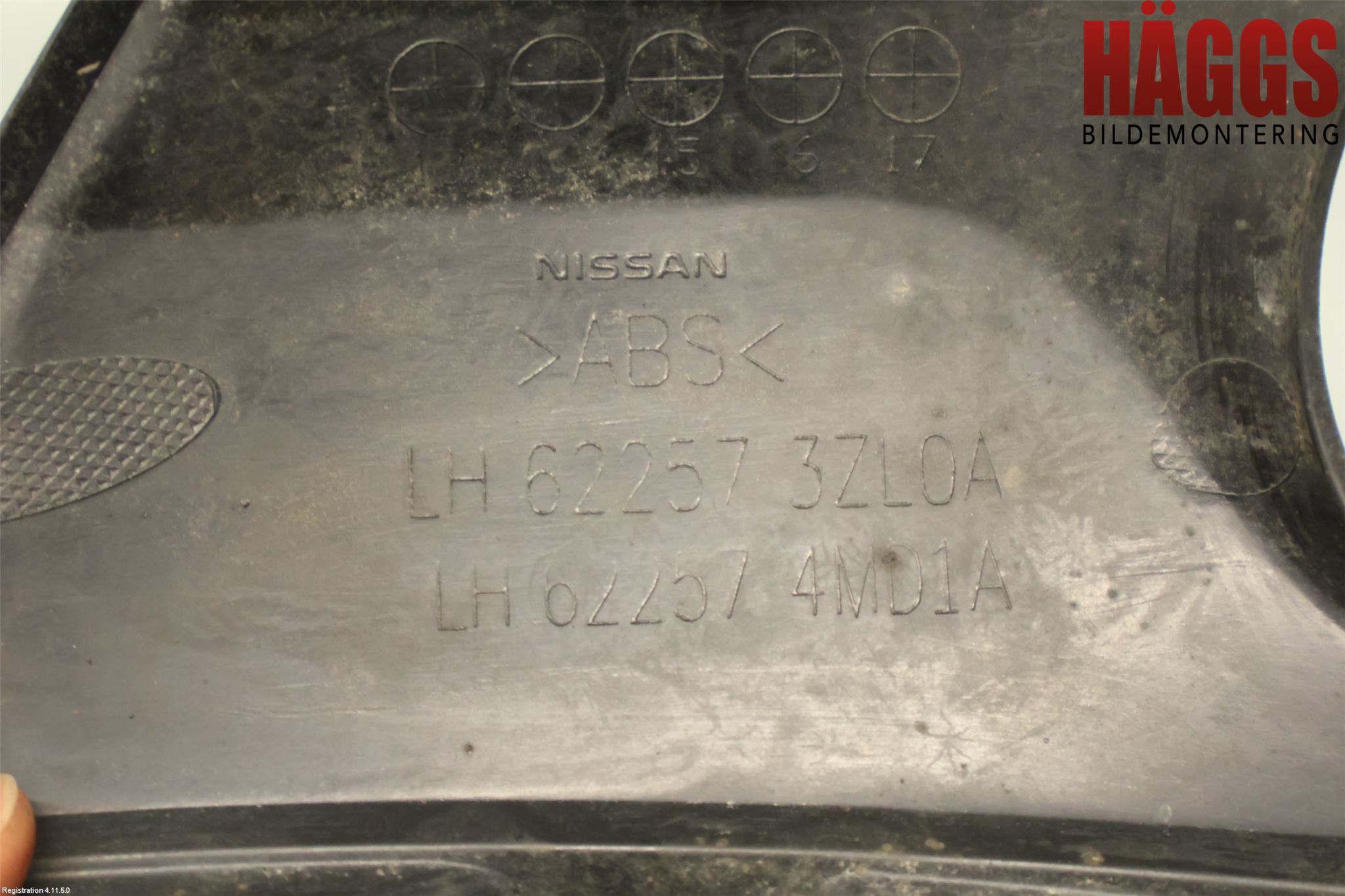 Nissan PULSAR Dimljussarg Fram