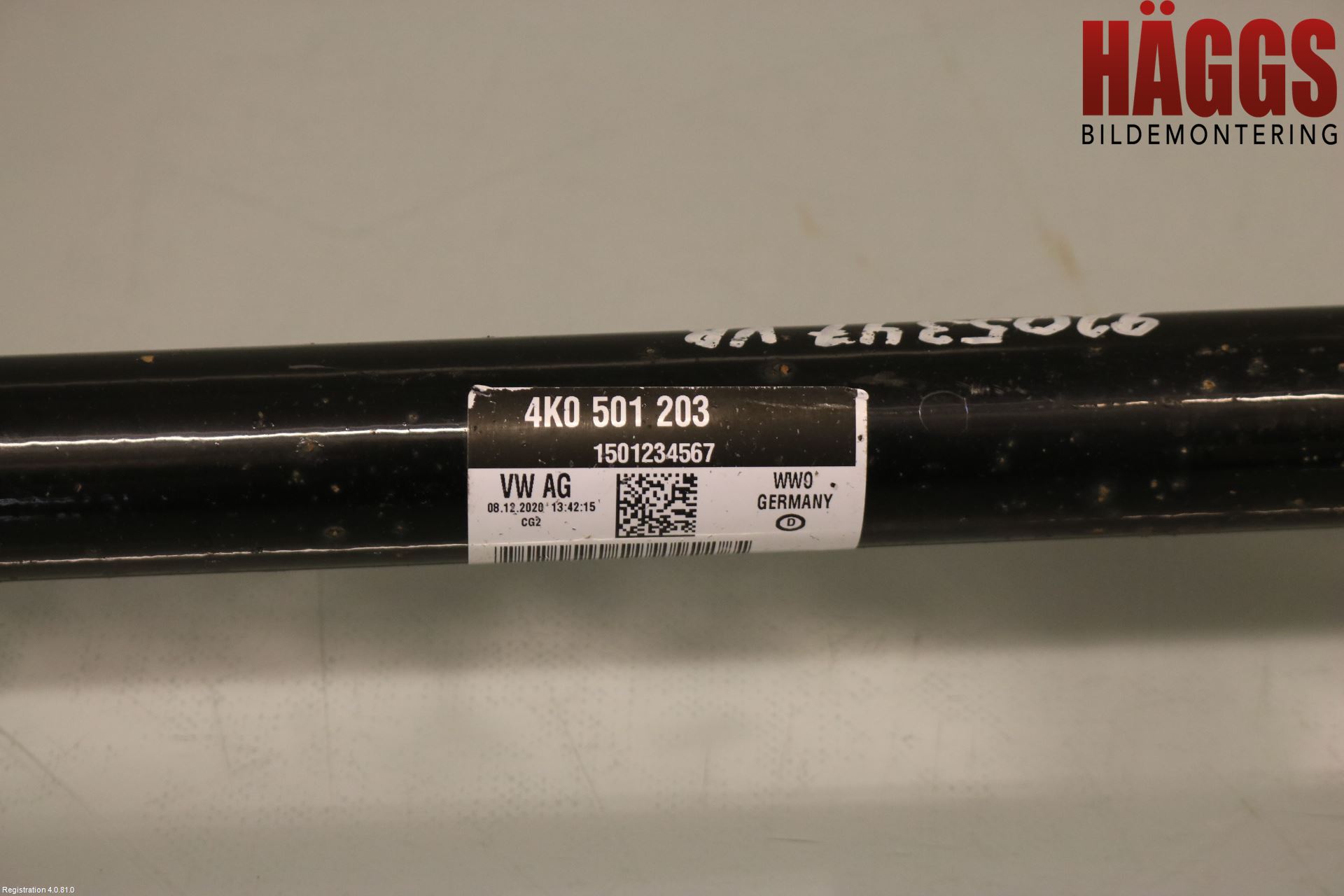 Audi A6 F2/C8 19- Drivaxel Bak Vänster