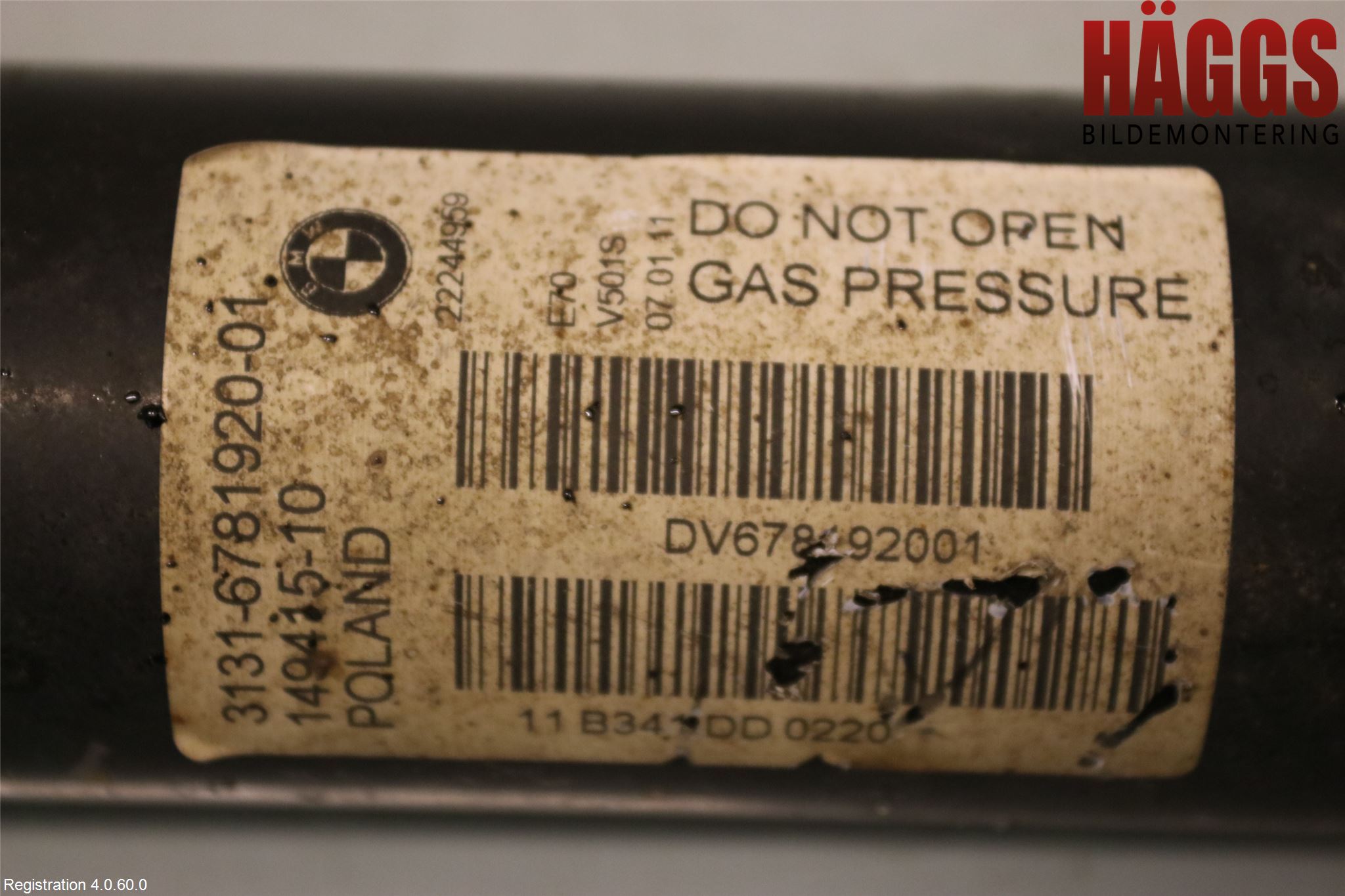 BMW X5 E70 07-13 Stötdämpare Fram