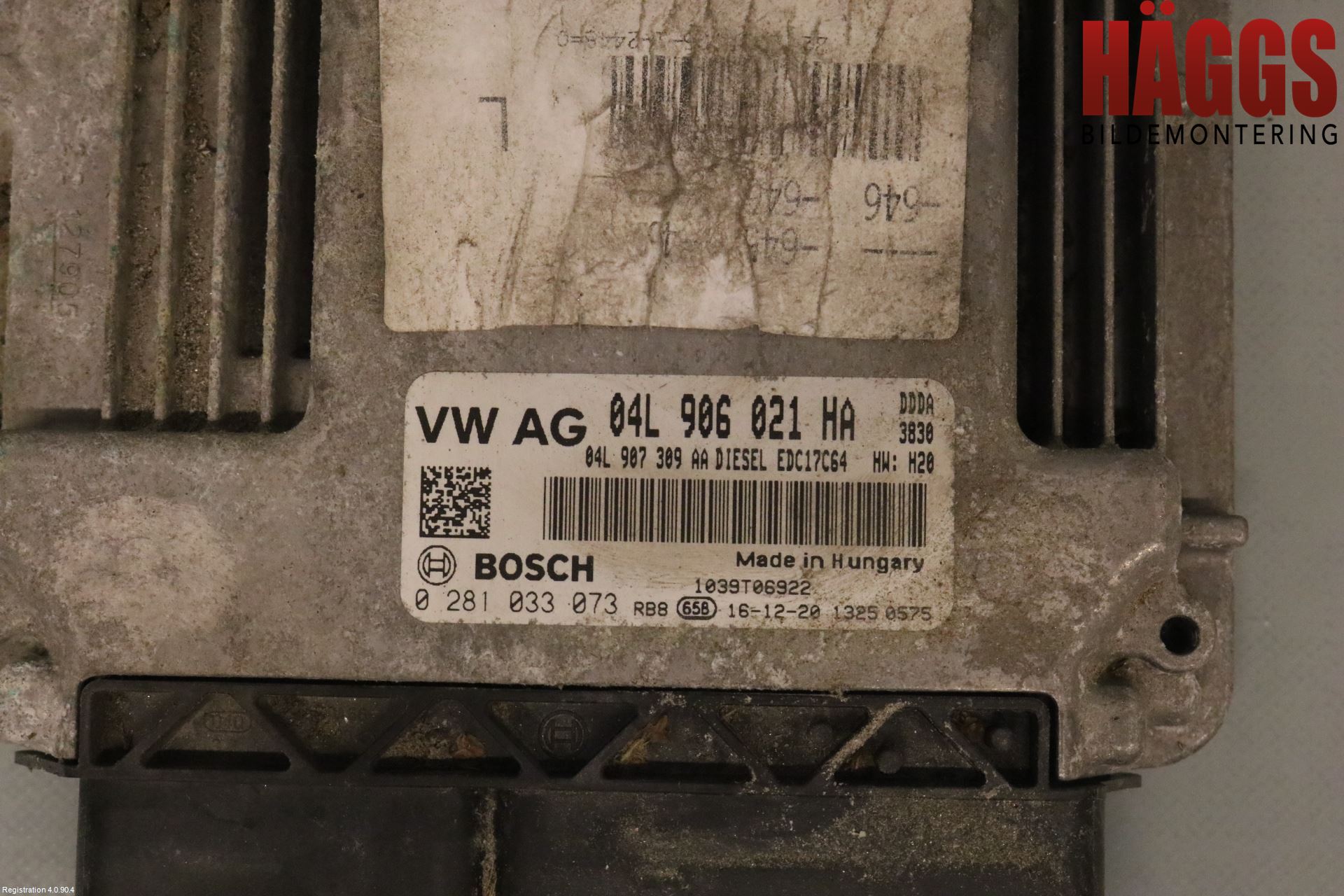 Audi A6/S6 4G 11-18 Styrenhet Inspump Diesel