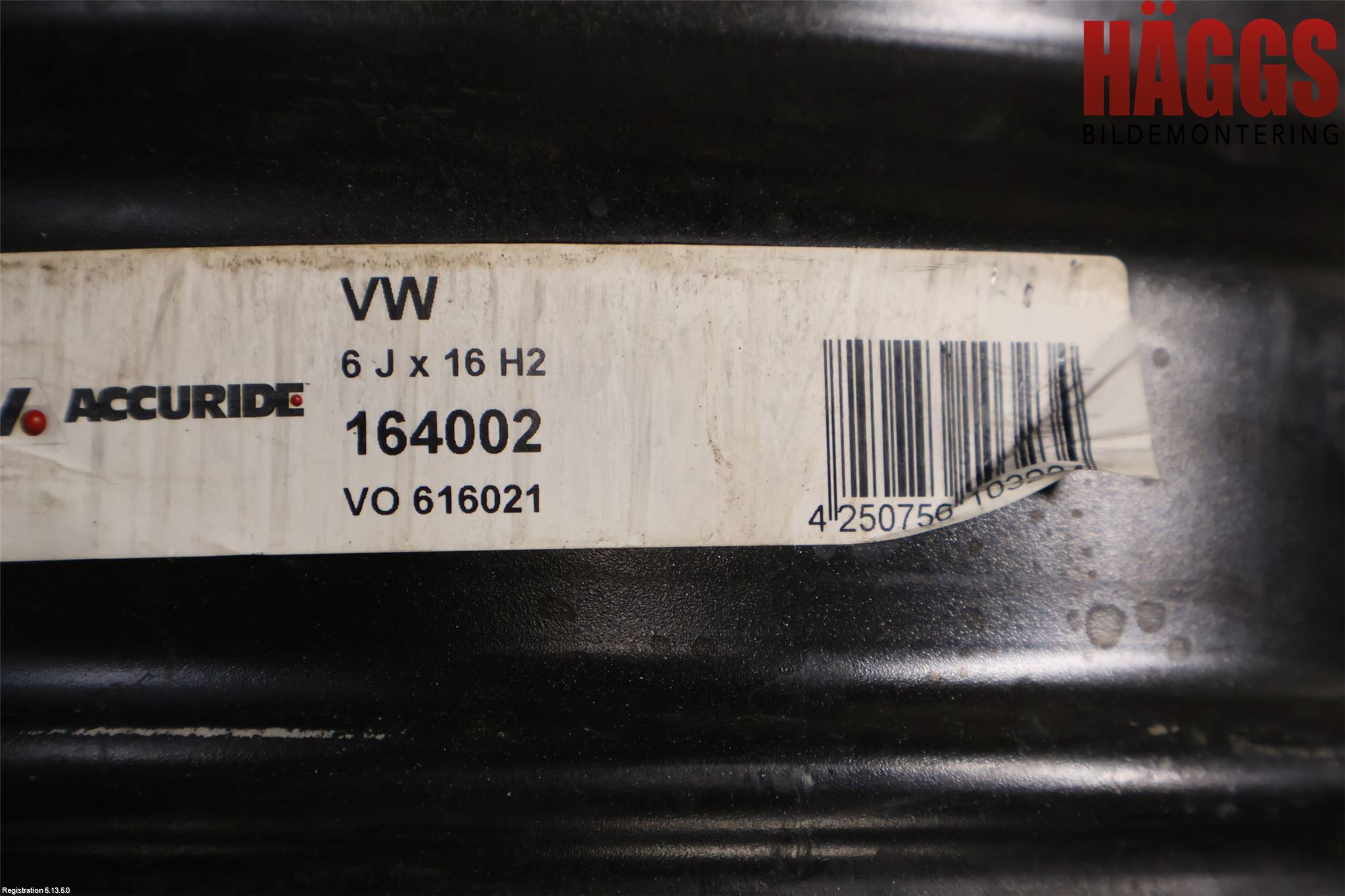 Volkswagen VW CADDY 11-15 Fälg Plåt