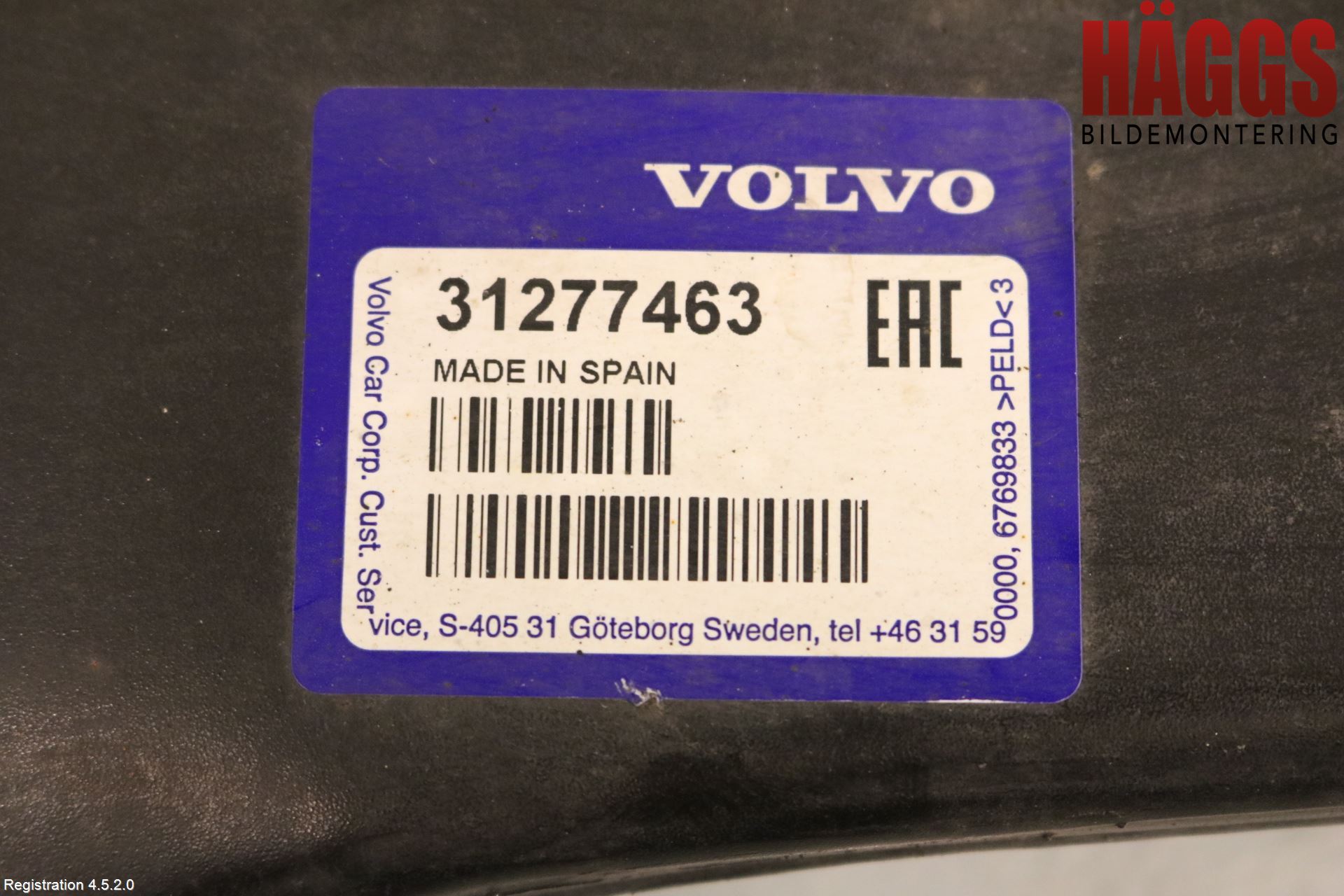 Volvo V50 04-07 Bärarm Fram Undre Vä