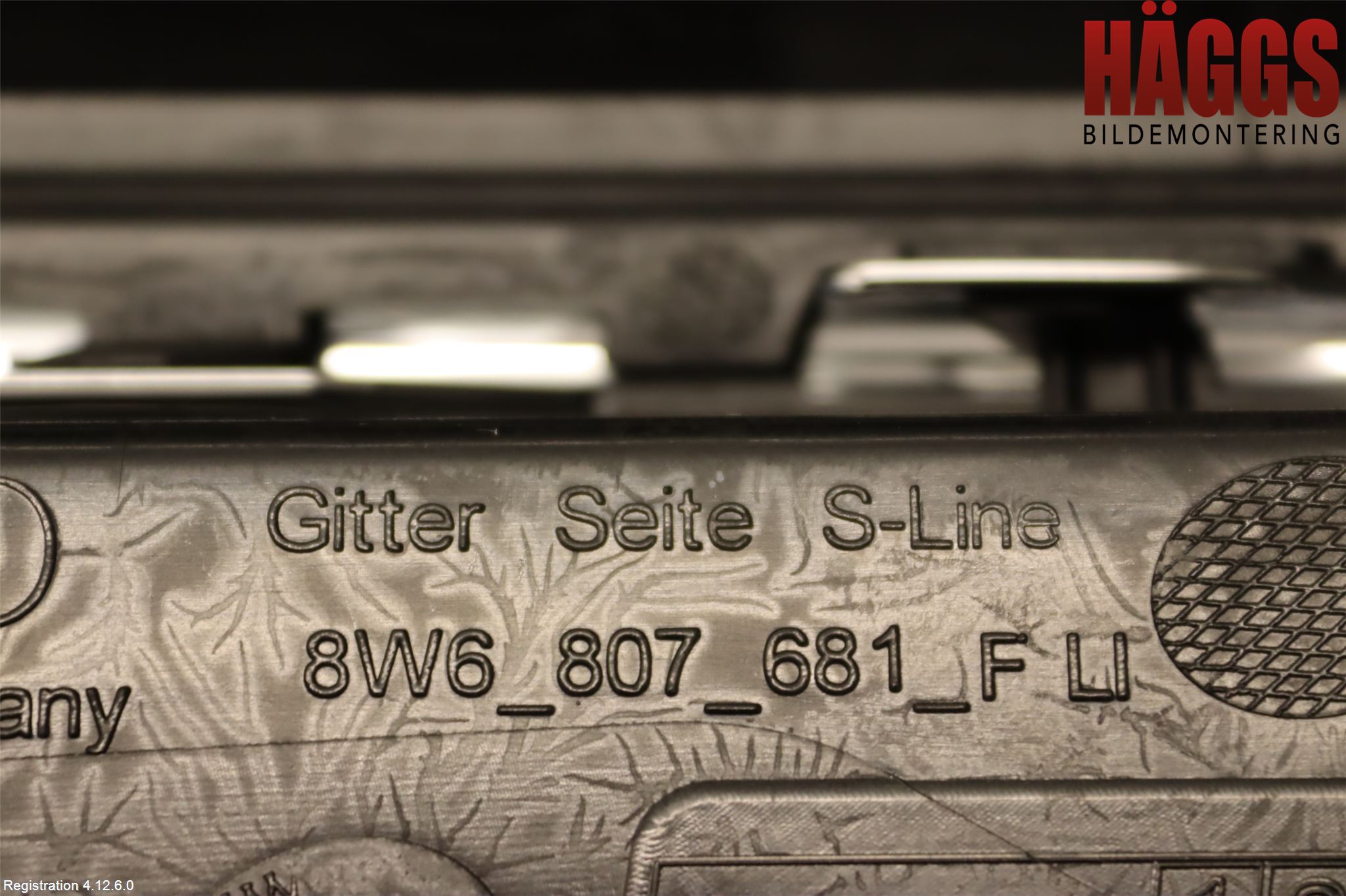 Audi A5 17- Grilldel Vänster