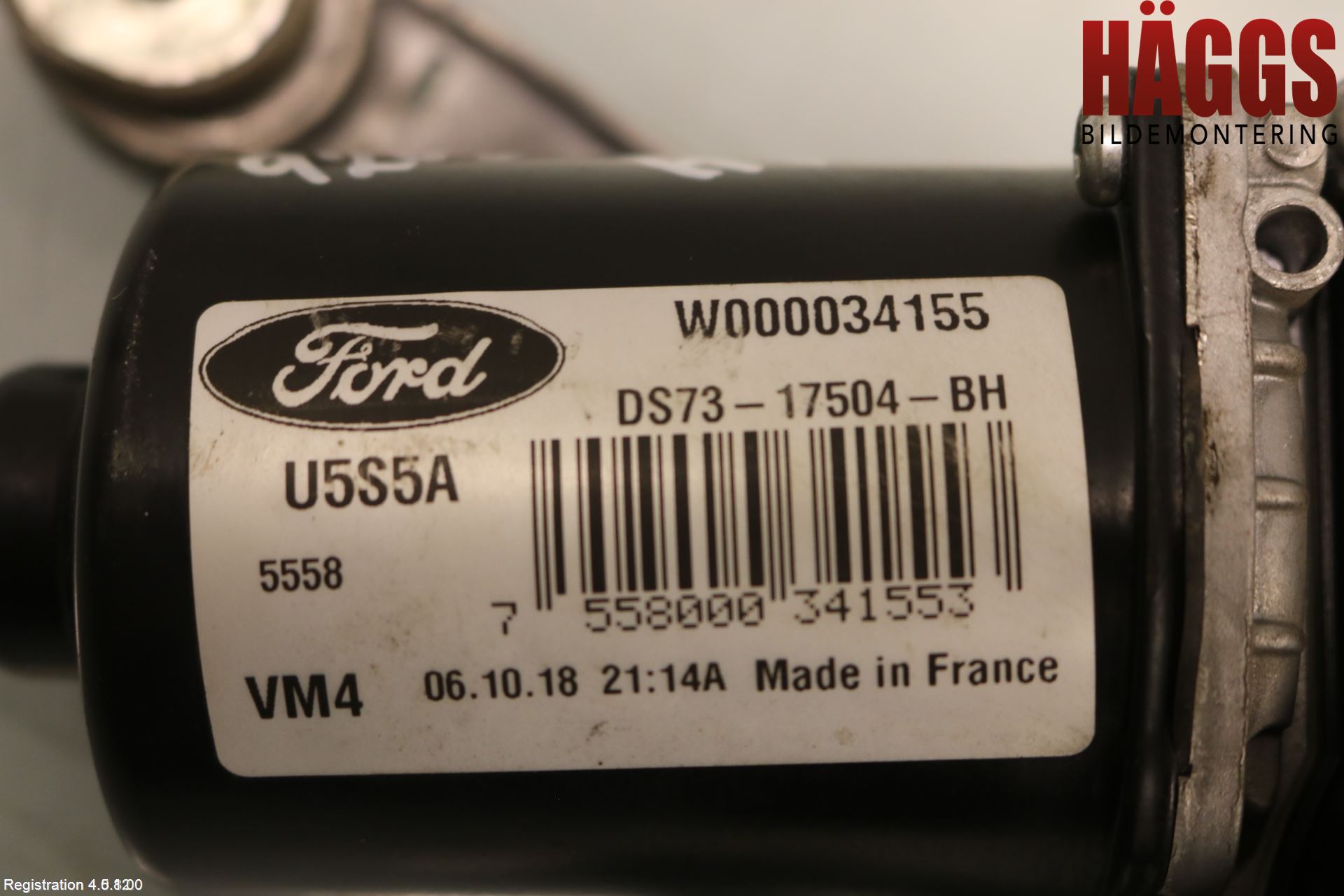 Ford MONDEO 15-22 Torkarmotor Vindruta