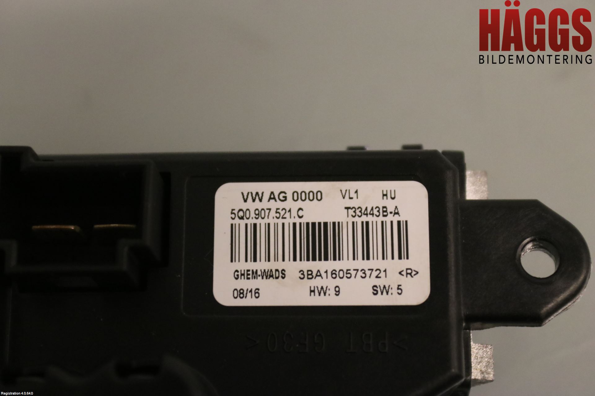 Volkswagen VW GOLF / E-GOLF VII 13-20 Värmefläktsmotstånd