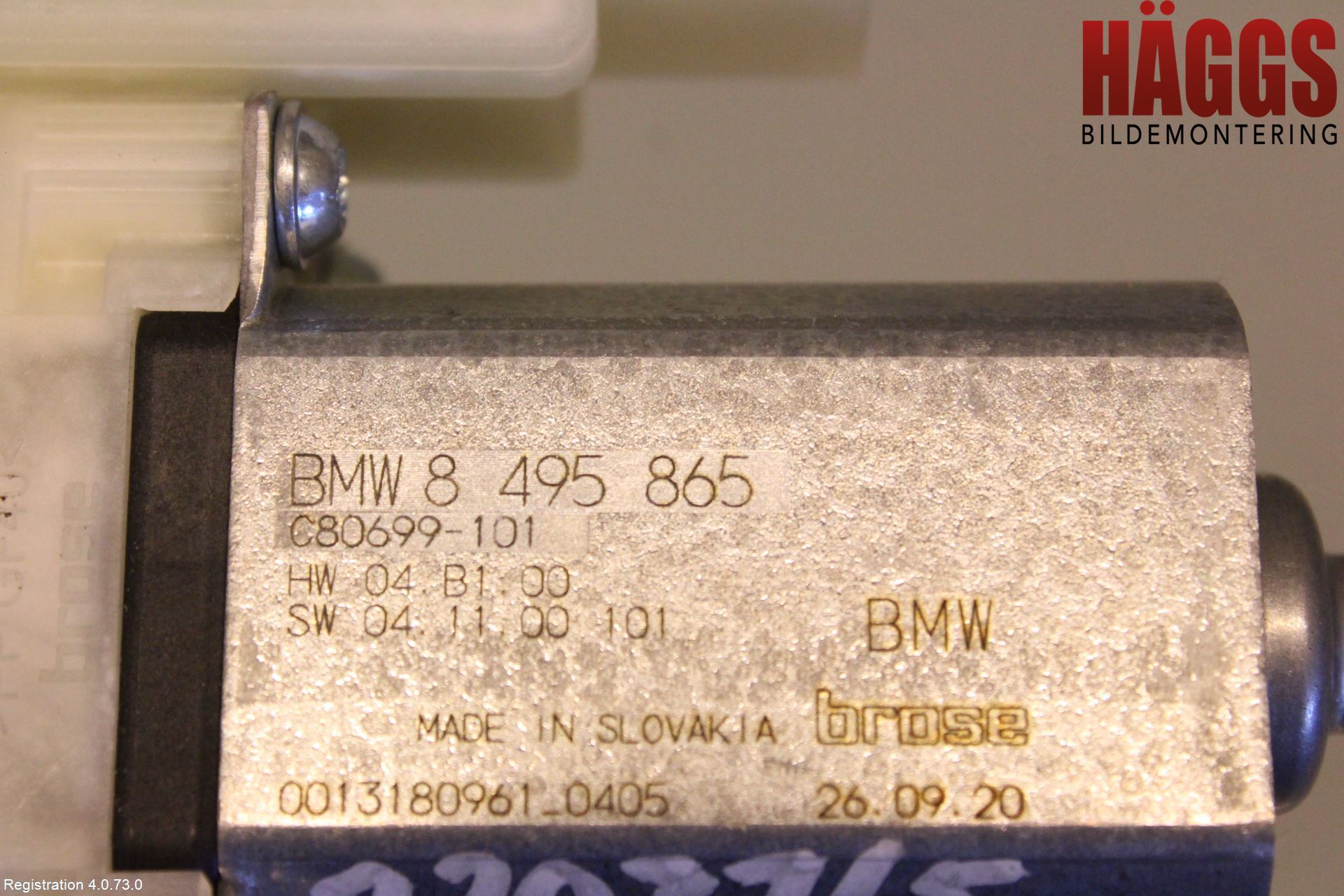 BMW 3 G20/G21/G80/G81 19- Fönsterhissmotor